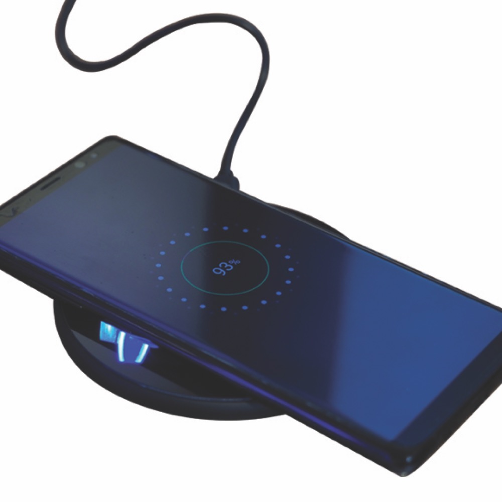 Logo Bright "Glass" Fast Speed Wireless Charger 8