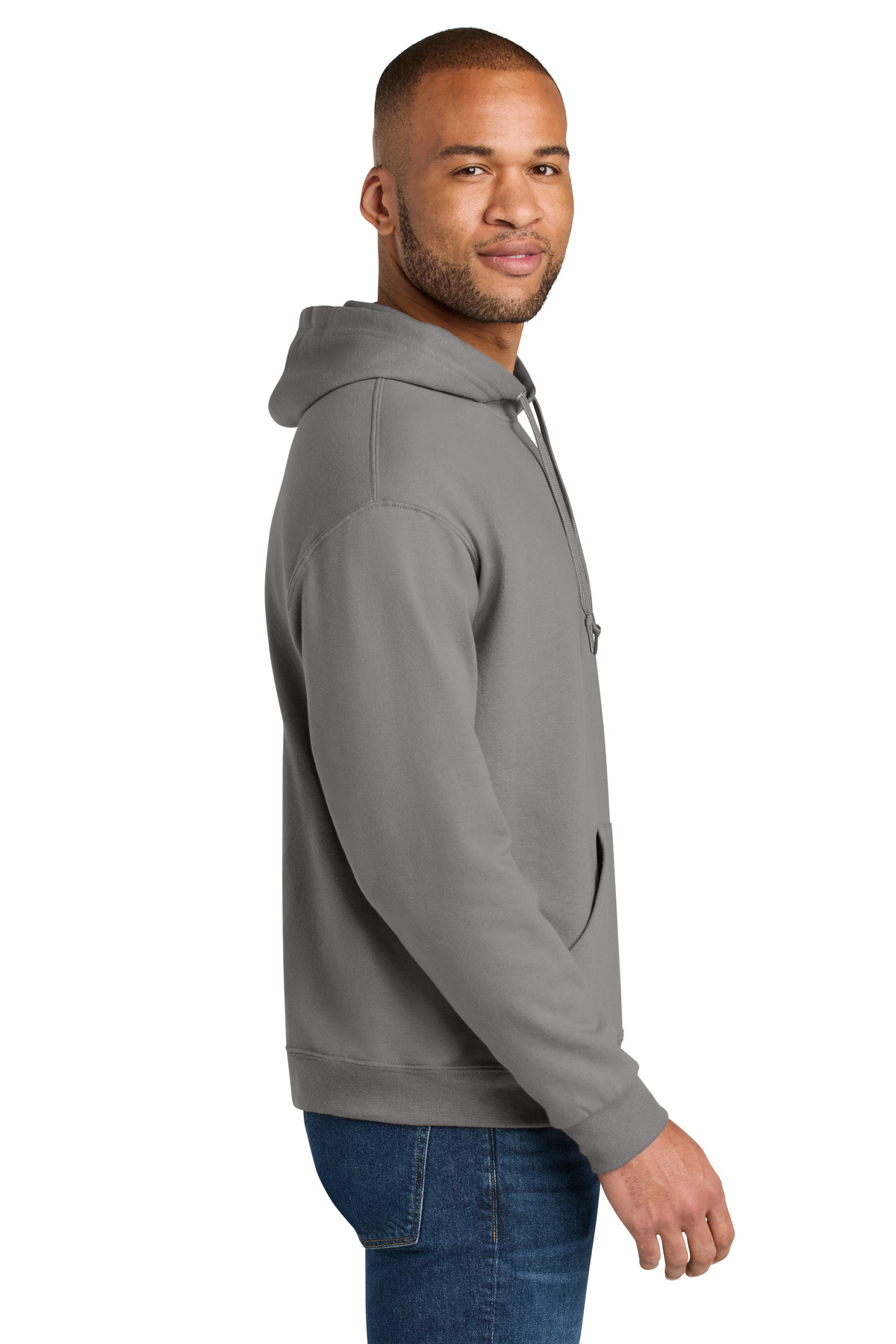 Jerzees Ultimate Unisex CVC Ring Spun Hooded Sweatshirt IC49M 53