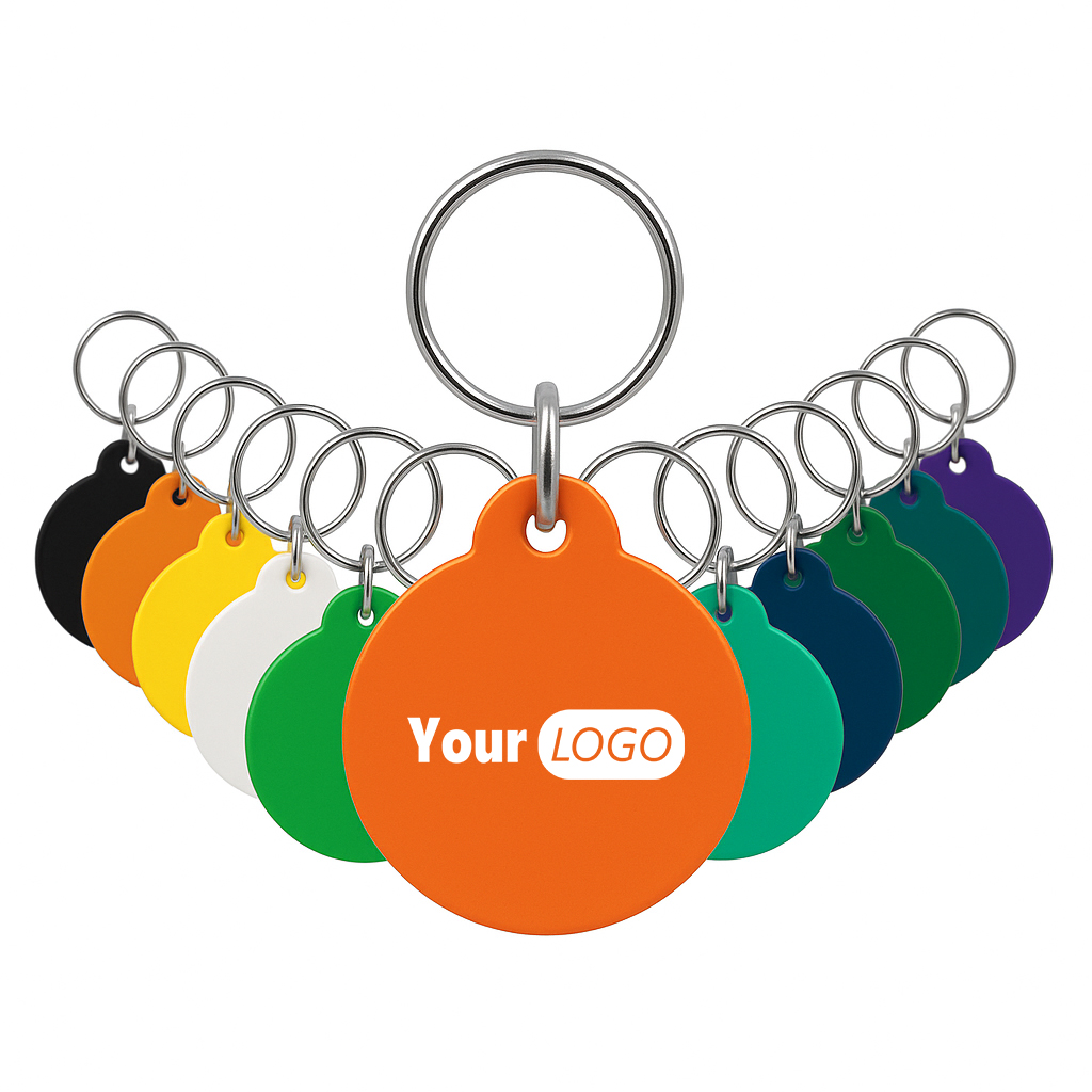 Soft Round Vinyl Key Tag 2