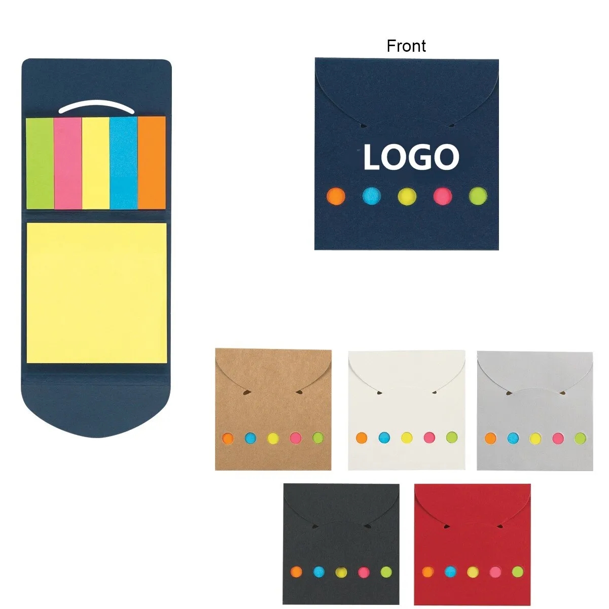 Sticky Notes And Flags In Pocket Case 4