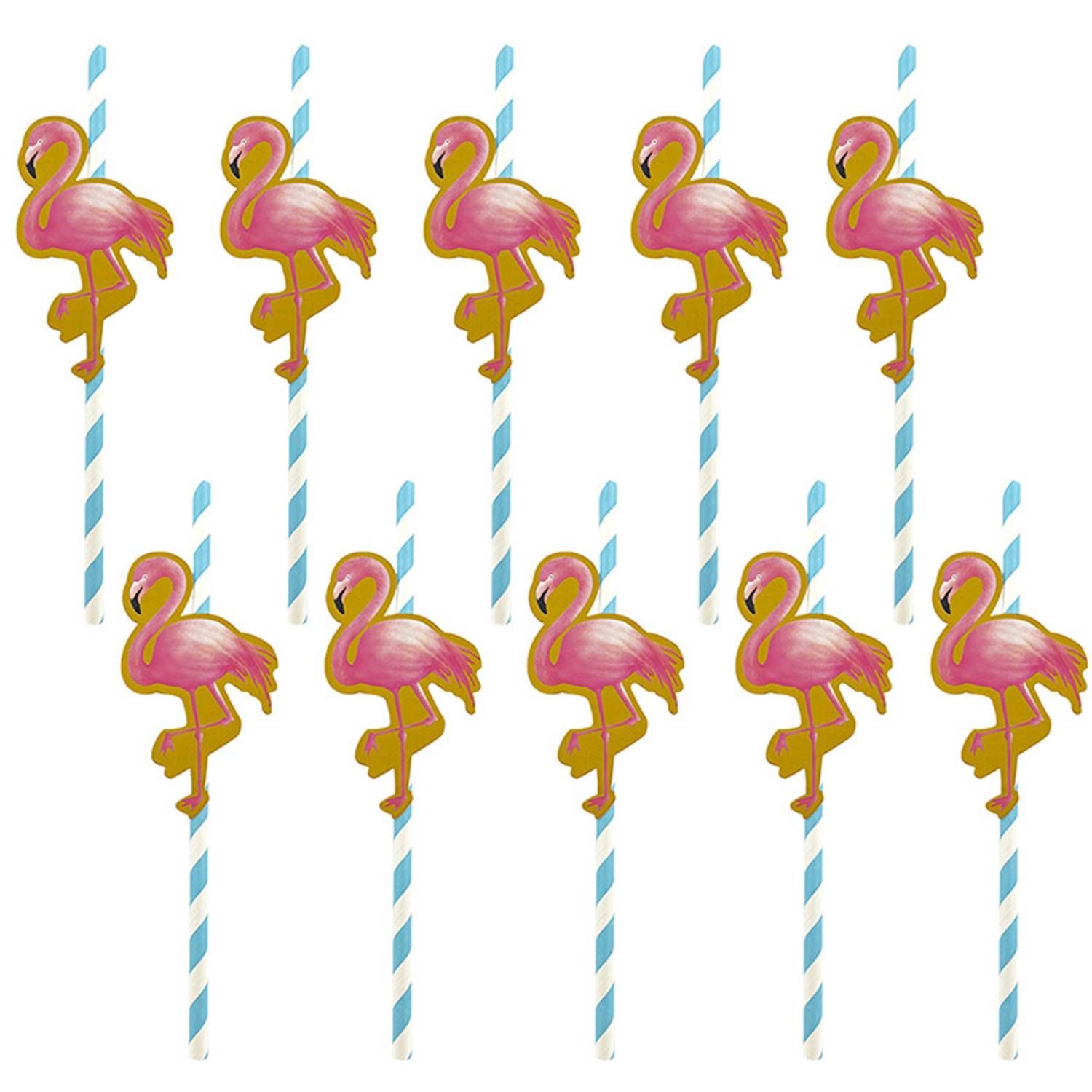 10PCS Fruit Themed Disposable Paper Straws 4