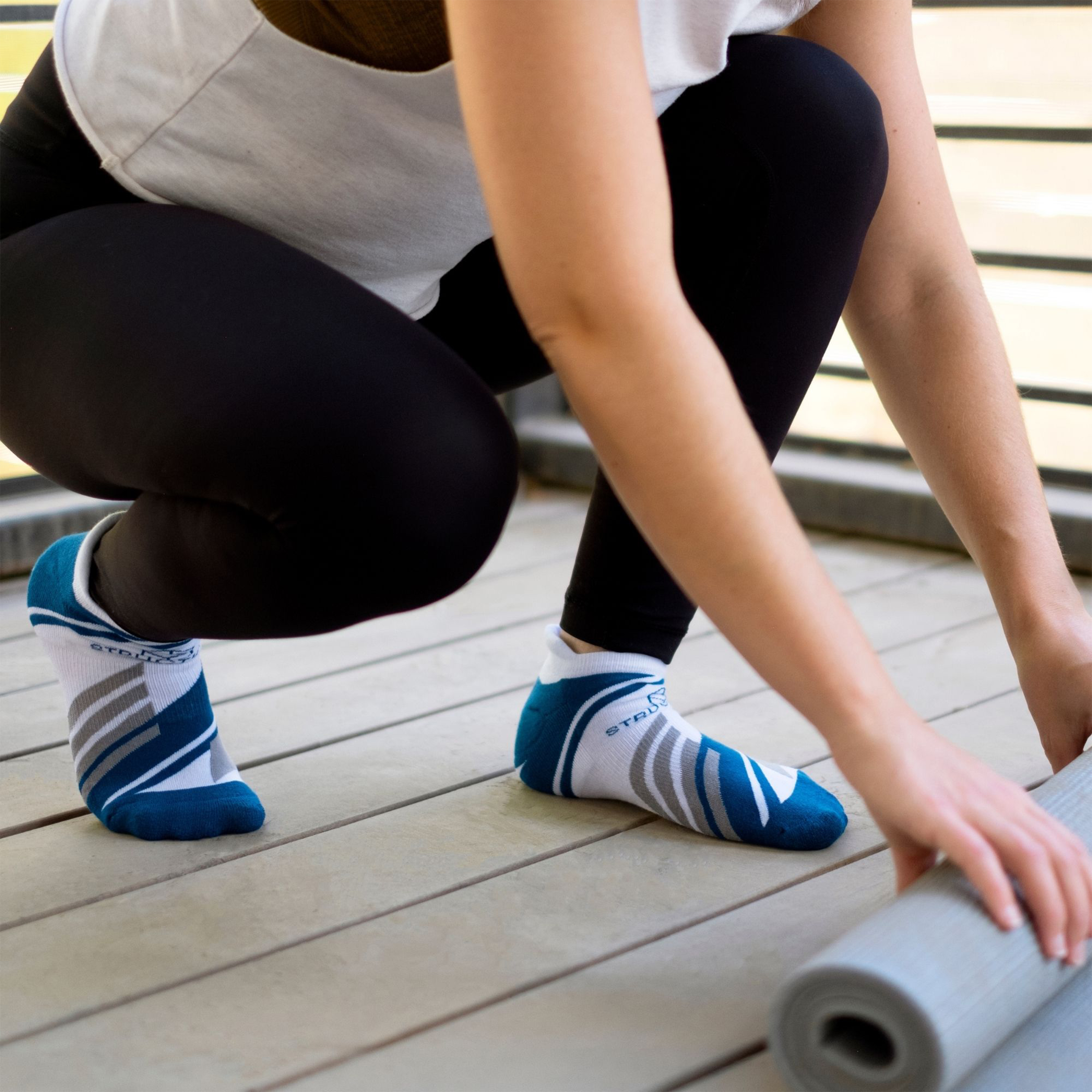 Ankle Yoga Socks - Grip and Balance for Your Practice - American Made 1