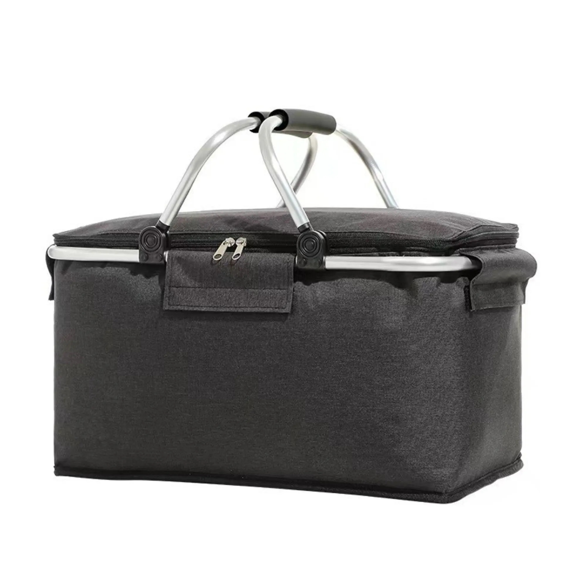Foldable Outdoor Oxford Cloth Picnic Insulation Basket 7