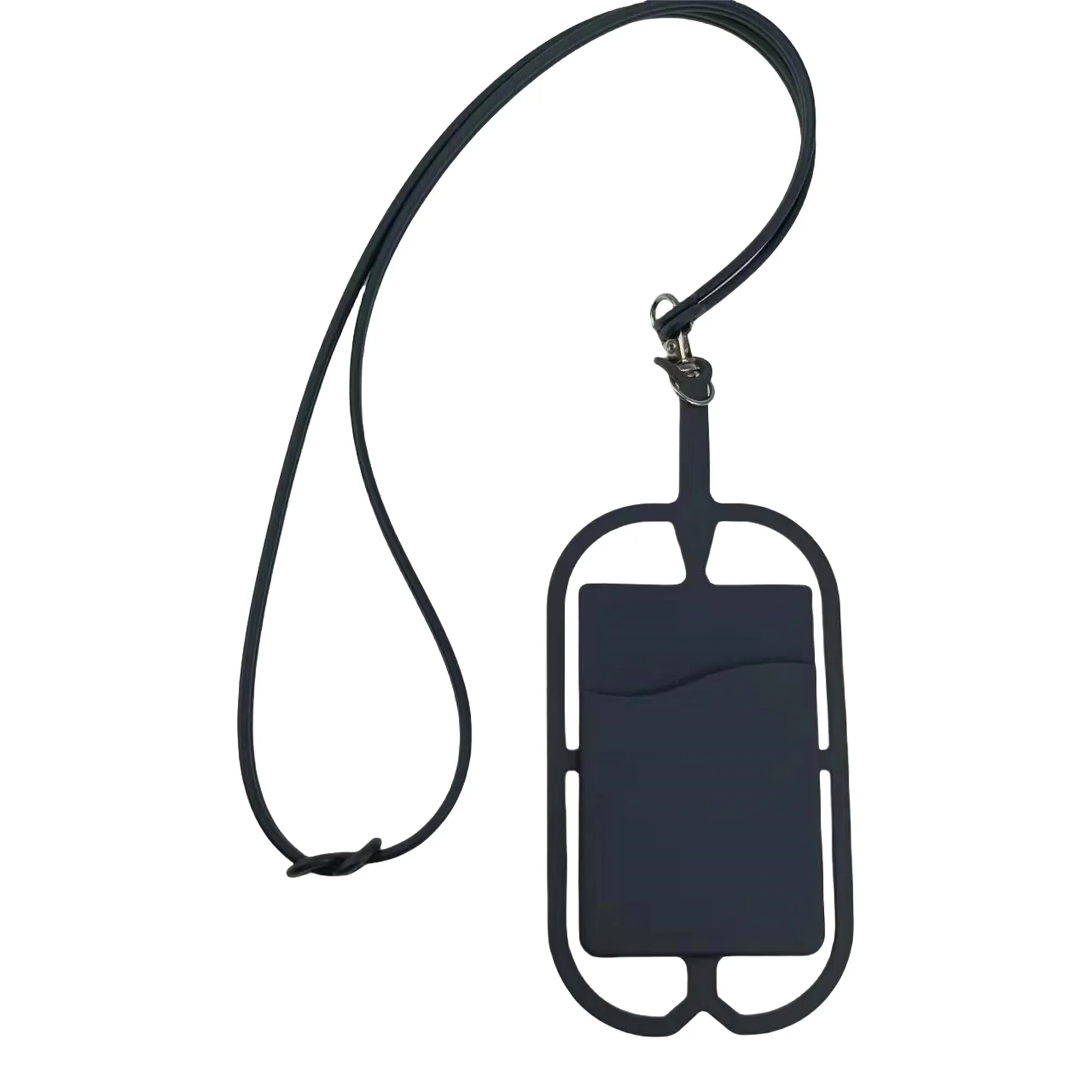 Silicone Card Slot with Lanyard Phone Holder 7