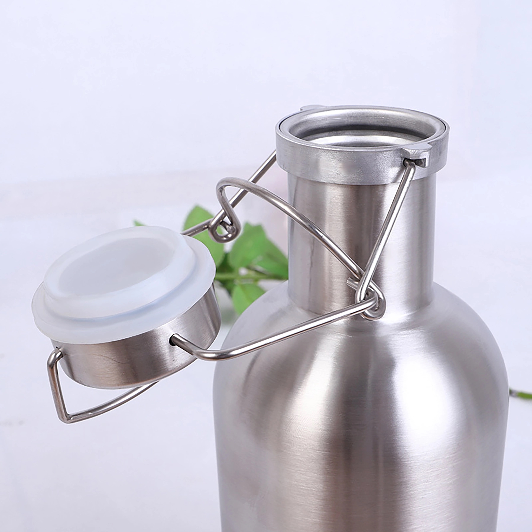 Extra large 67 oz Beer Bottle Insulator for Cold Beverages, custom water bottle with logo imprint 6