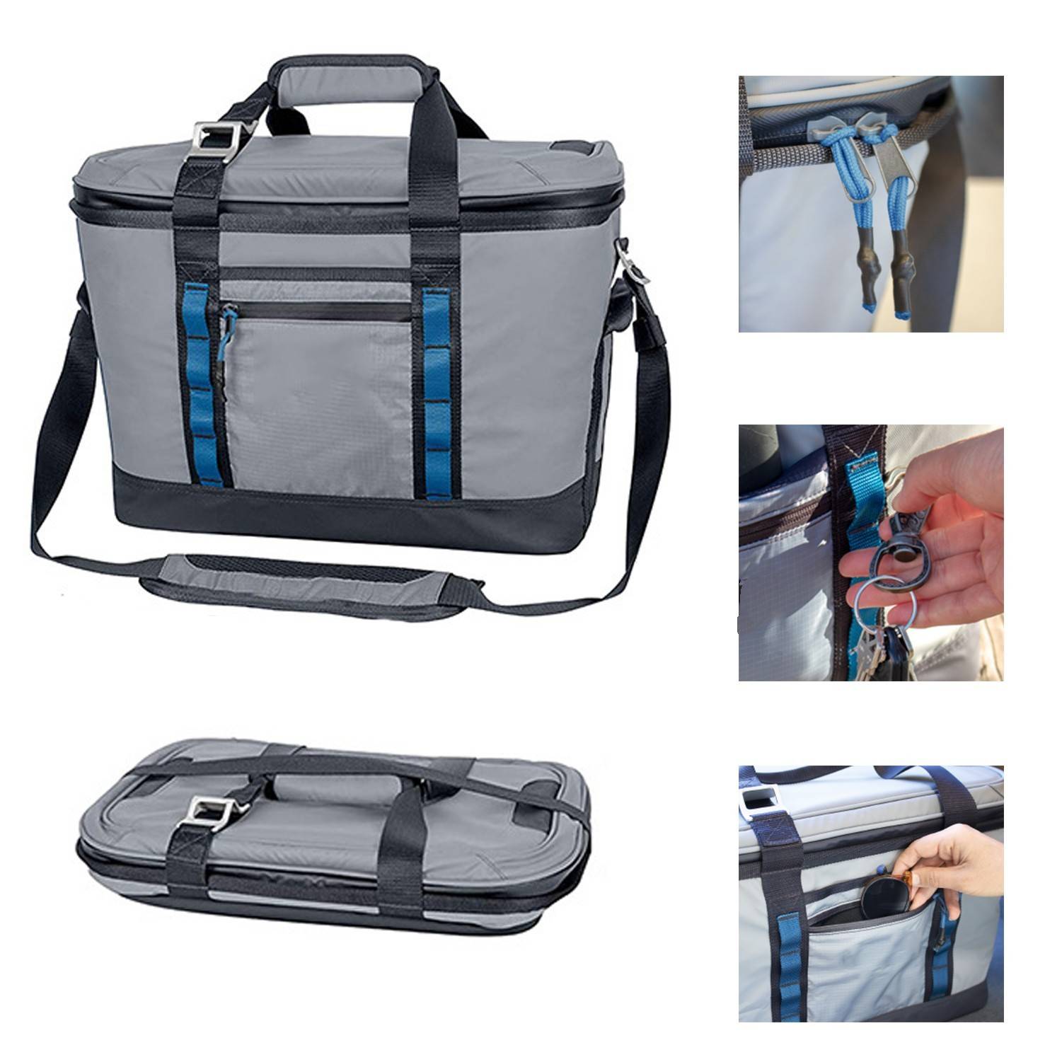 Insulated Leakproof Collapsible Cooler Bag 3