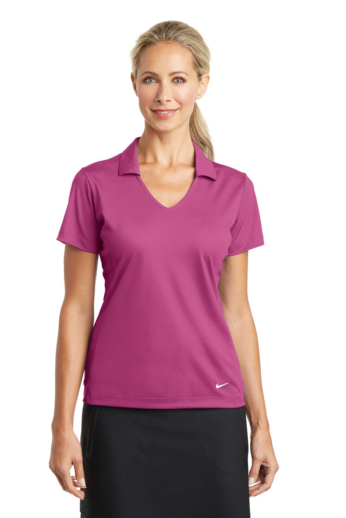 Nike® Women's Dri-FIT Vertical Mesh Polo 63