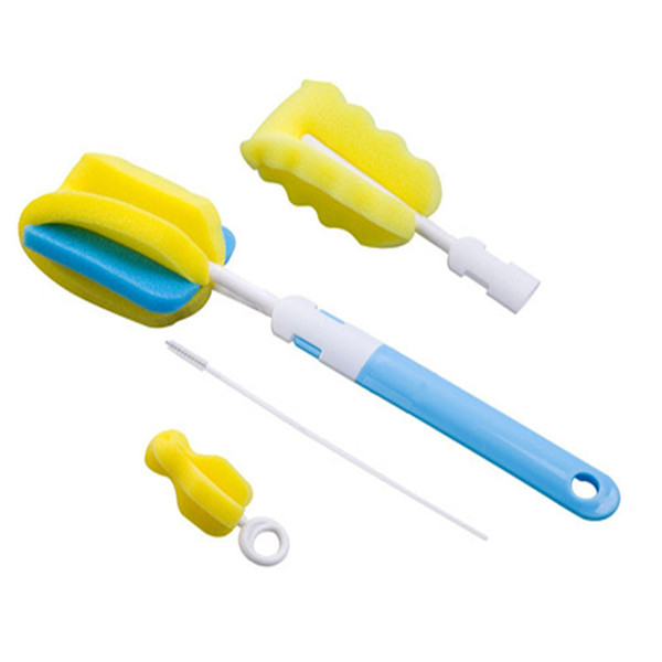 Sponge Cleaning Bottle Brush,4 Piece Set 3
