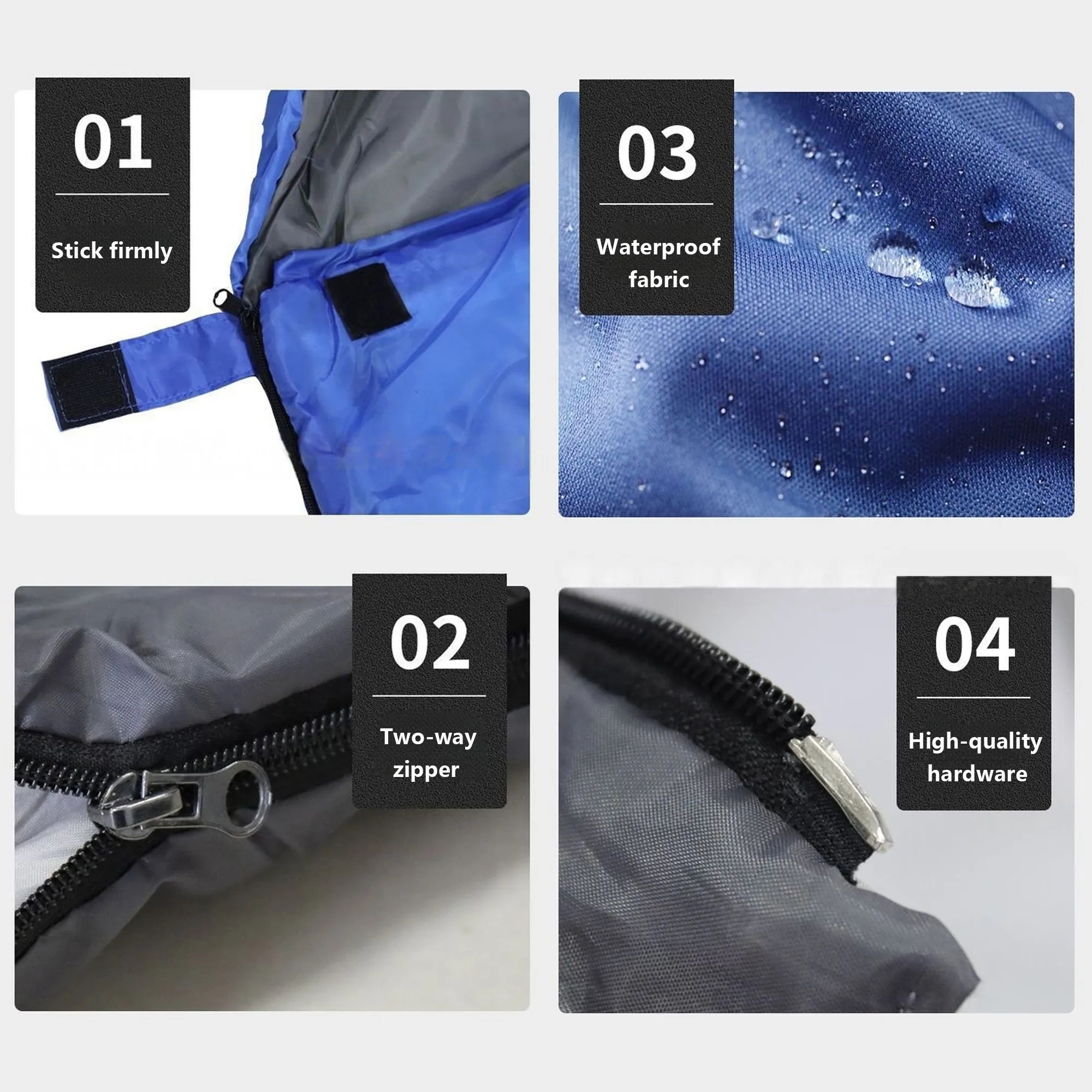 Winter Portable Sleeping Bag For Adults Machine Washable 10