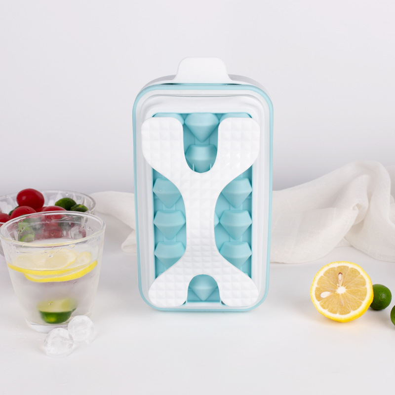 2 In 1 Portable Ice Ball Maker Kettle w/ Lid Makes 18 Ice Cubes 3