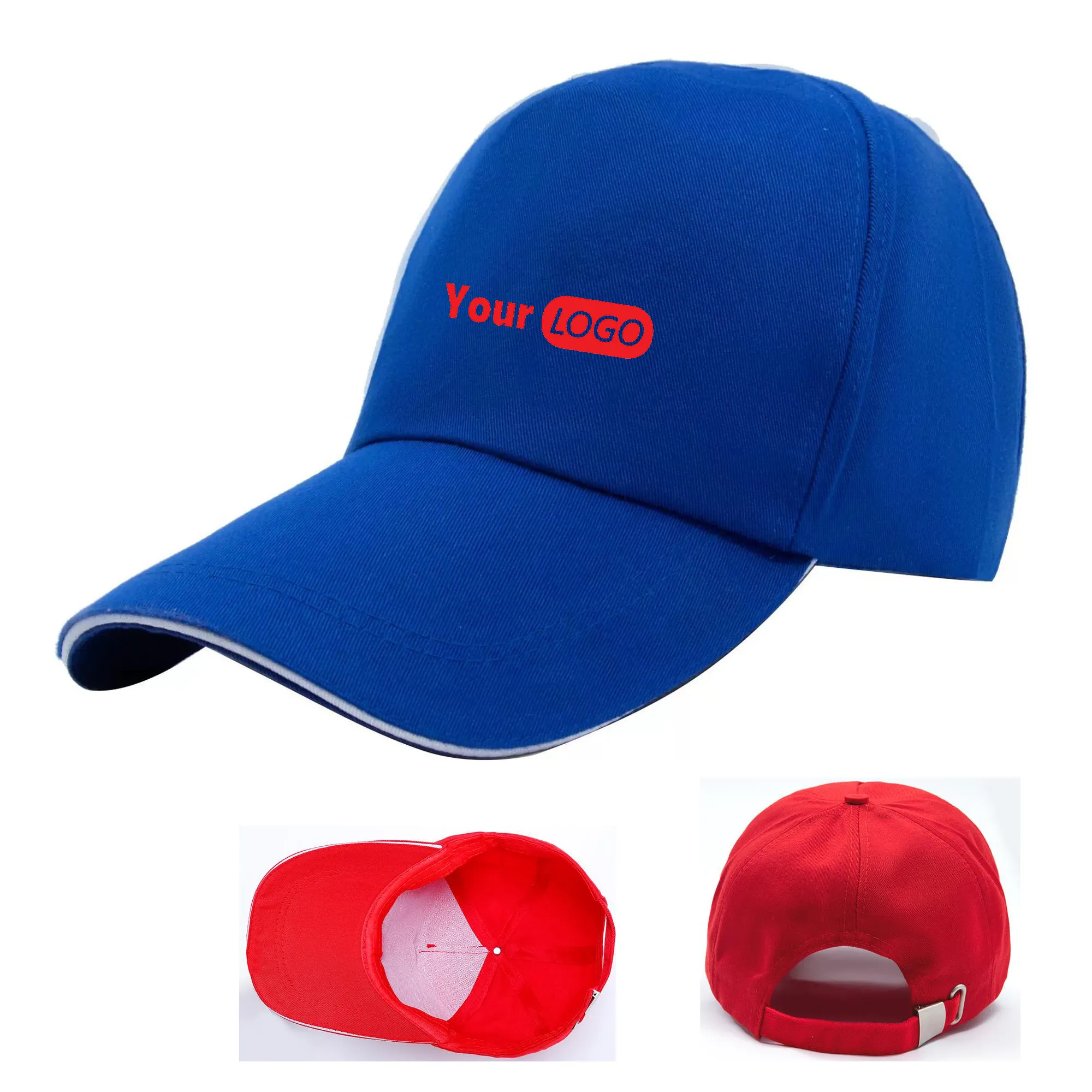 Custom Unisex 5-Panel Adjustable Baseball Cap (23.6" Cir)