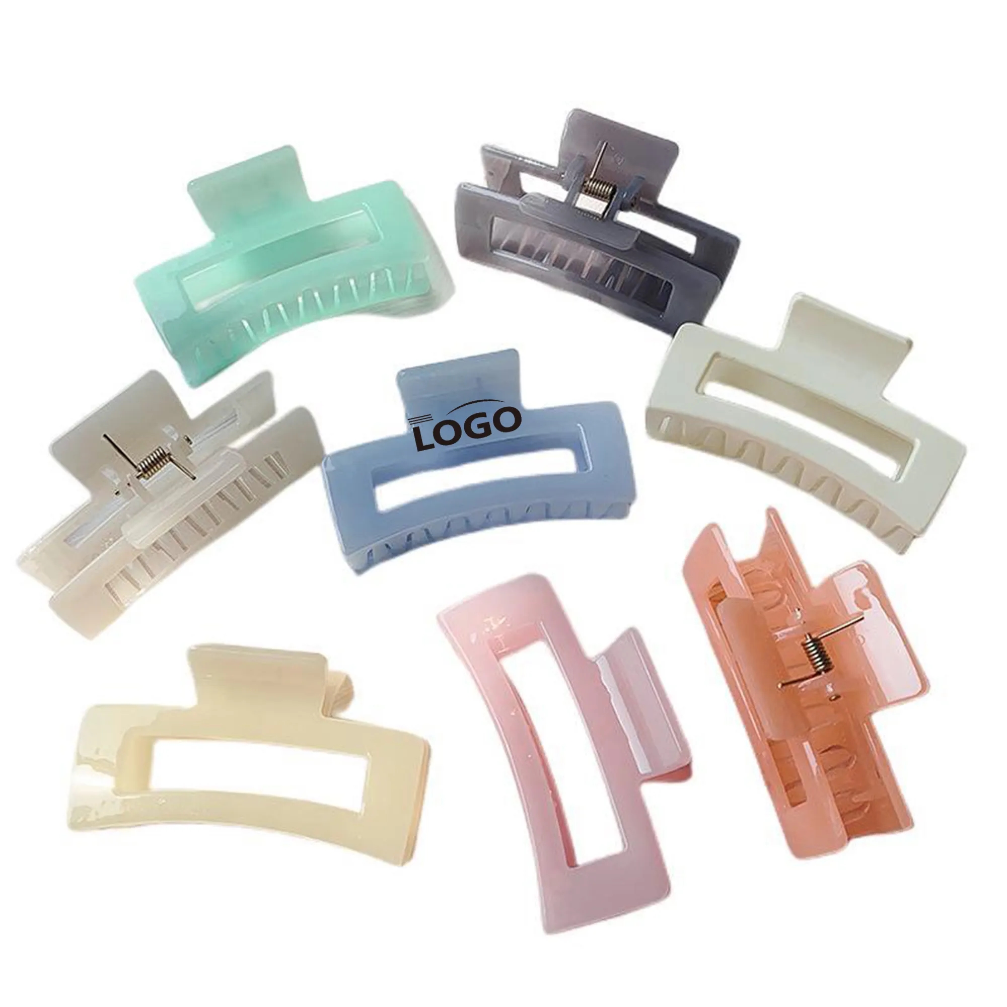Jelly Crystal Claw Clip For Hair 9
