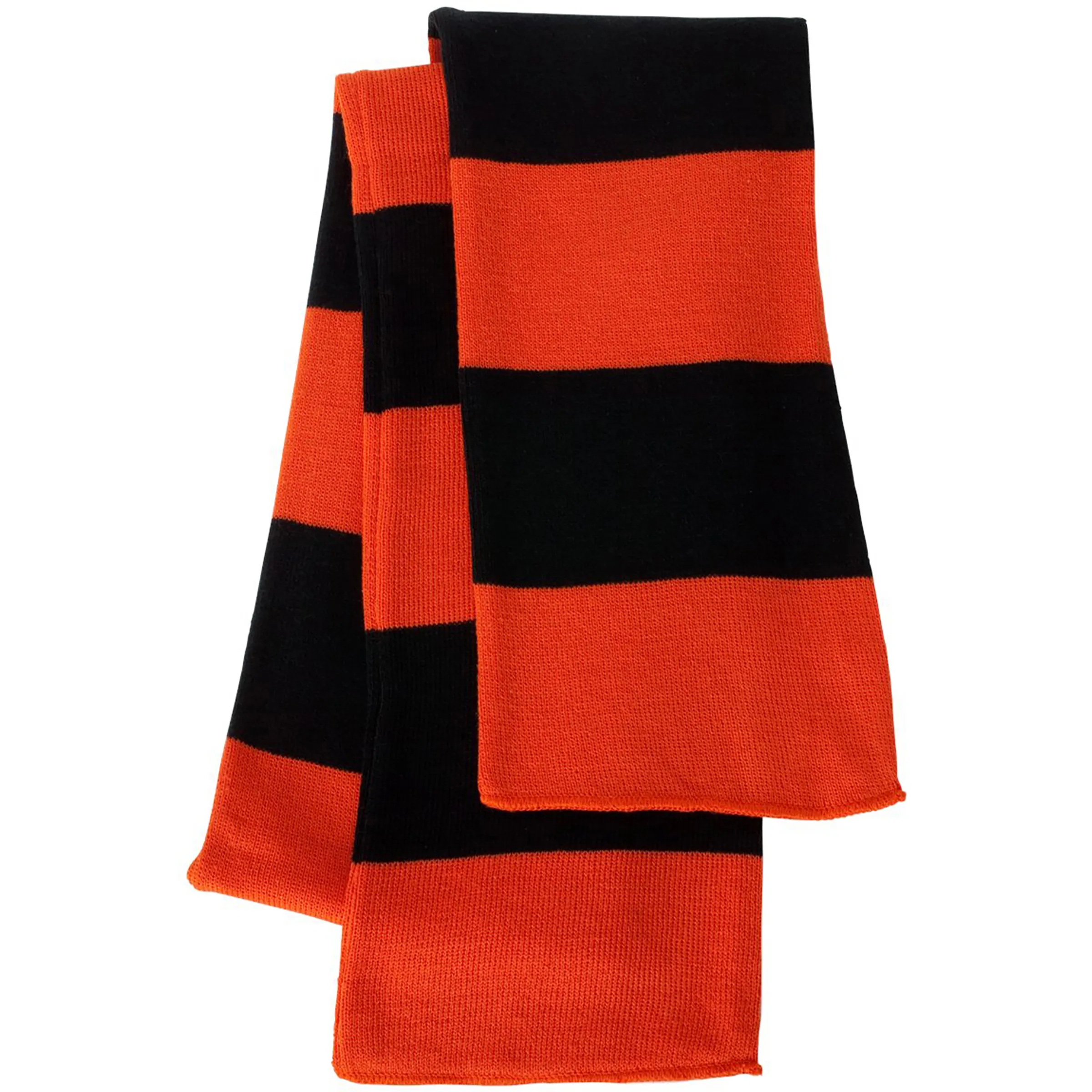 SPORTSMAN RUGBY-STRIPED KNIT SCARF 20