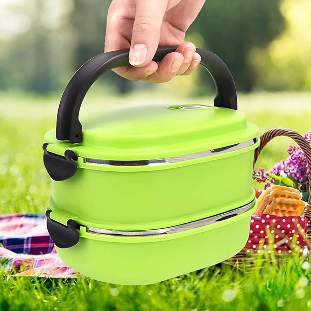 High Quality Food Container 3 Layers Optional Lunch Box 2