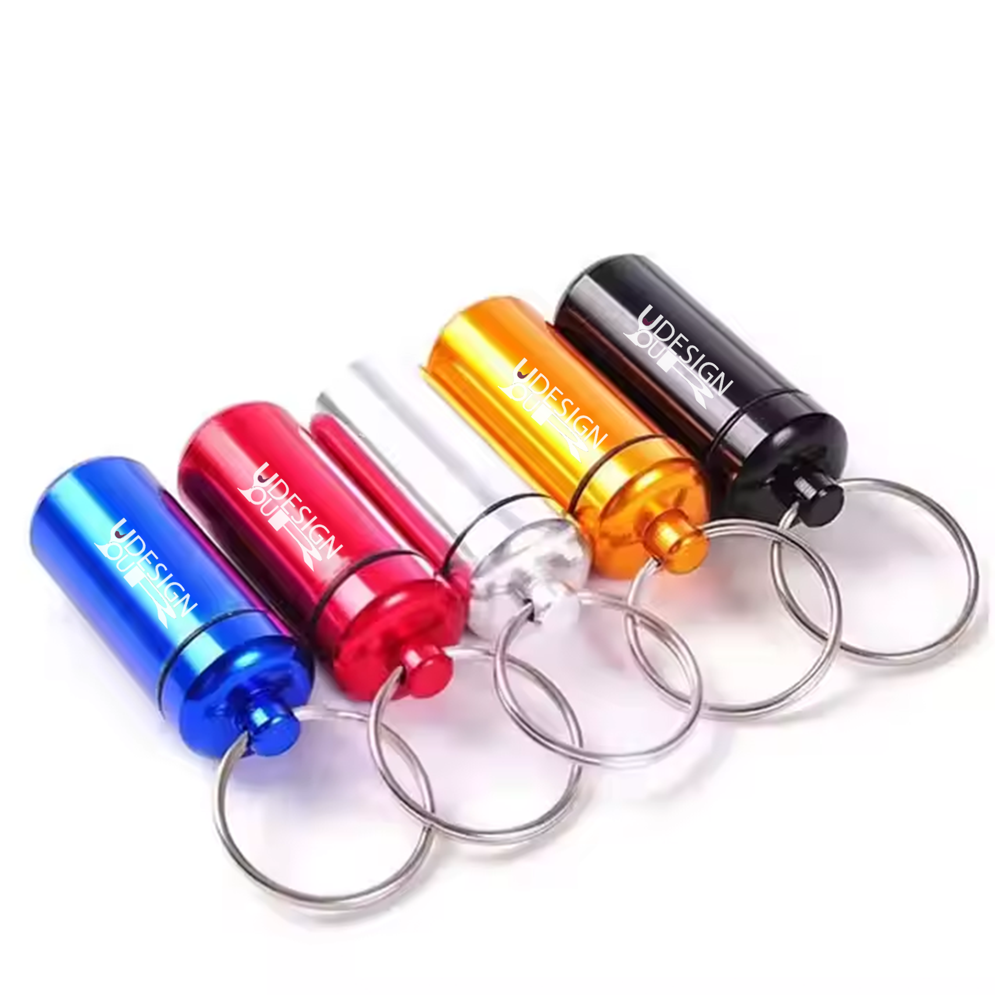 MOQ 50pcs Aluminum Mini Pill Bottle 2
