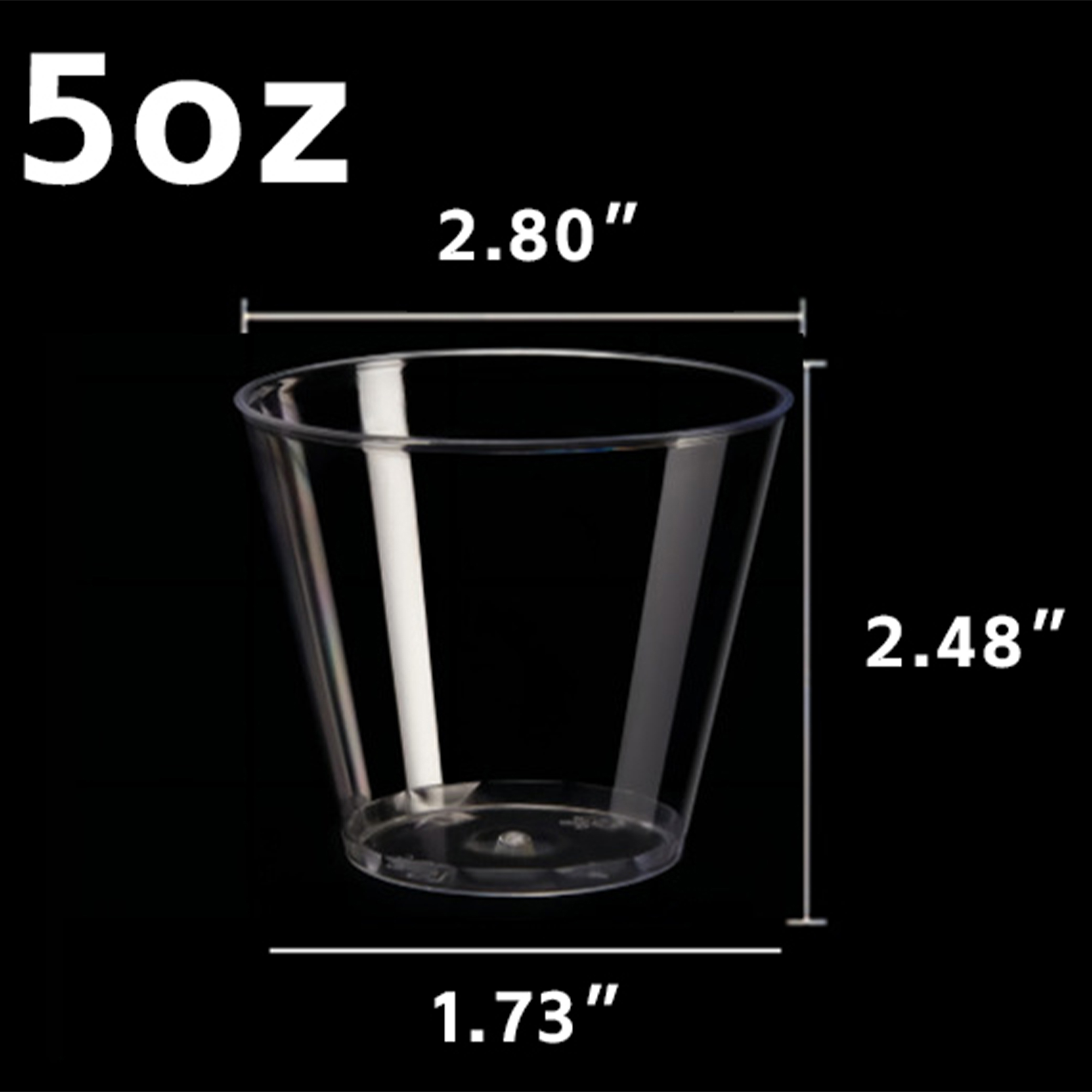 5oz Disposable Straight Cup 4
