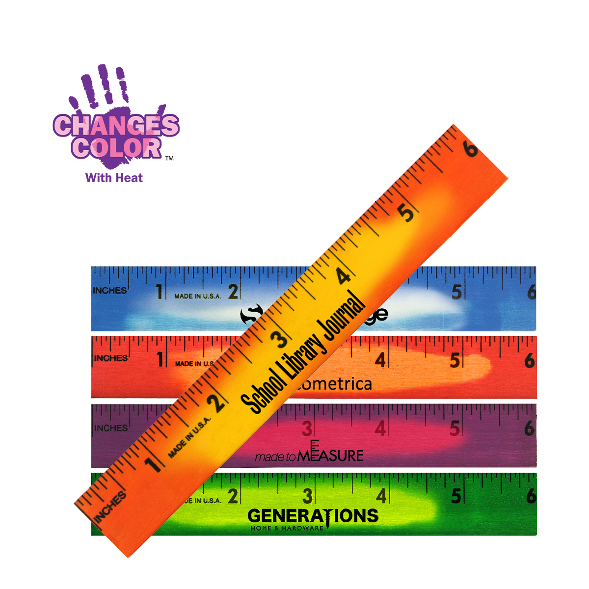 6" Mood™ Wood Ruler 8