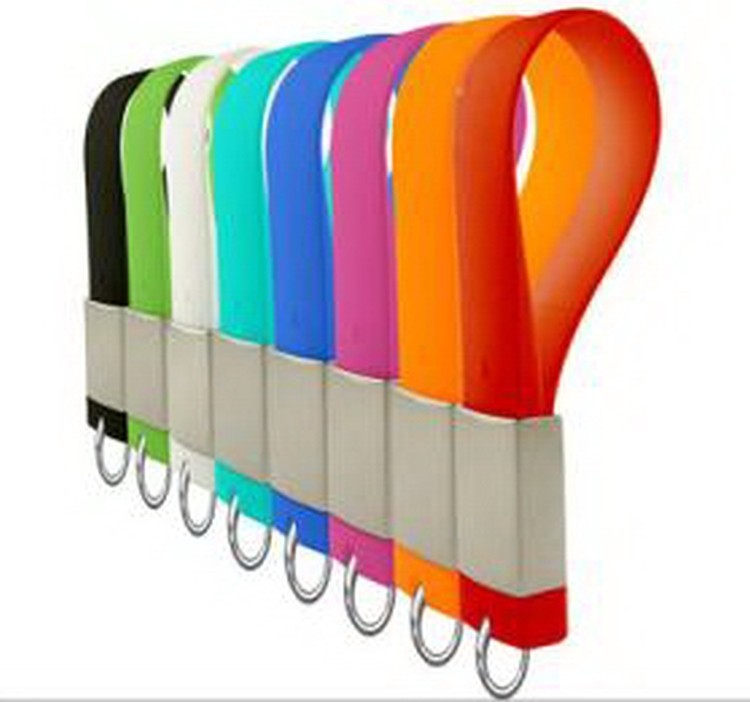 Silicone Keychain Wristband USB Flash Drive 4GB 2
