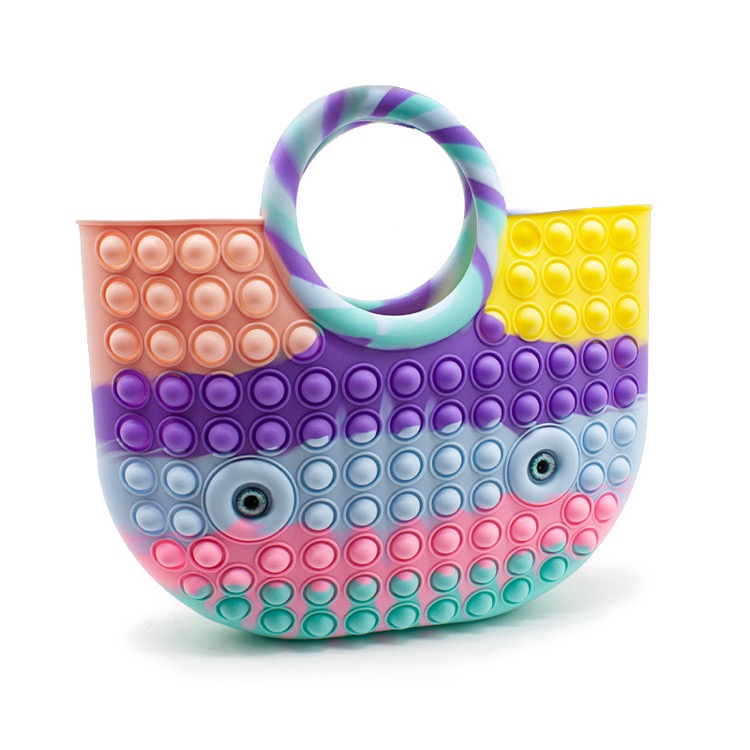 Duck Silicone Fidget Pop It Handbag 3