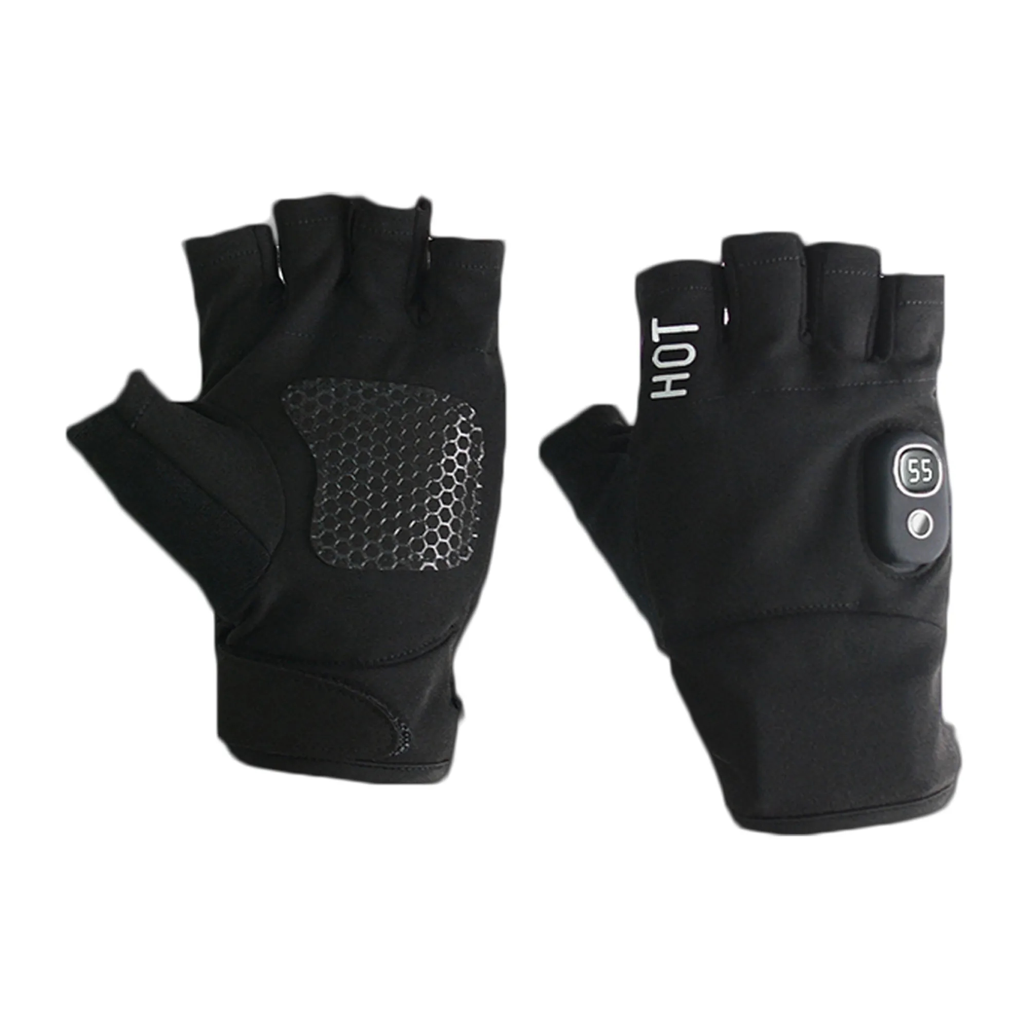 Heated Fingerless Gloves 6