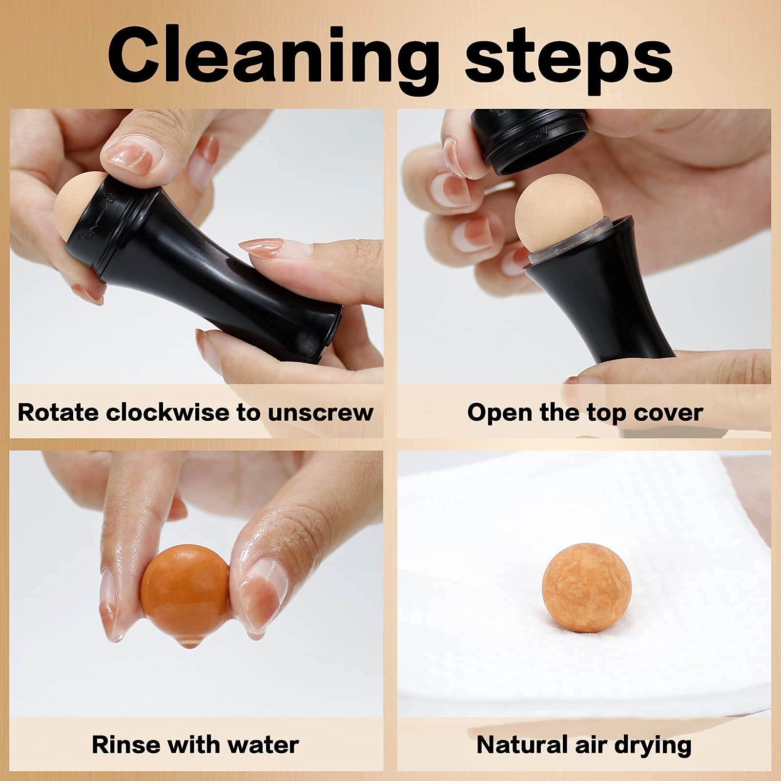 Oil-Absorbing Volcanic Face Roller 3