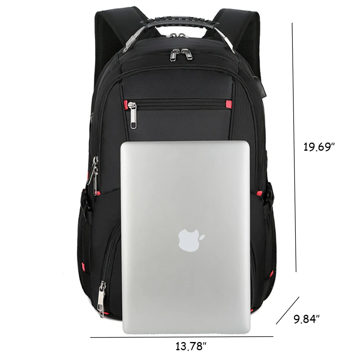 Heavy Duty Travel Laptop Backpack With USB Charging Port 6