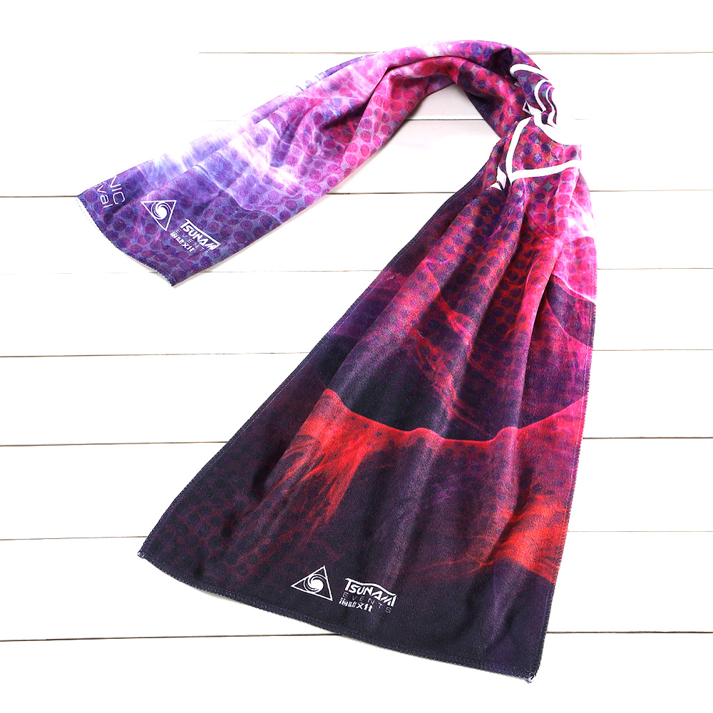 Full color print 29'' x 13'' sports towel 2