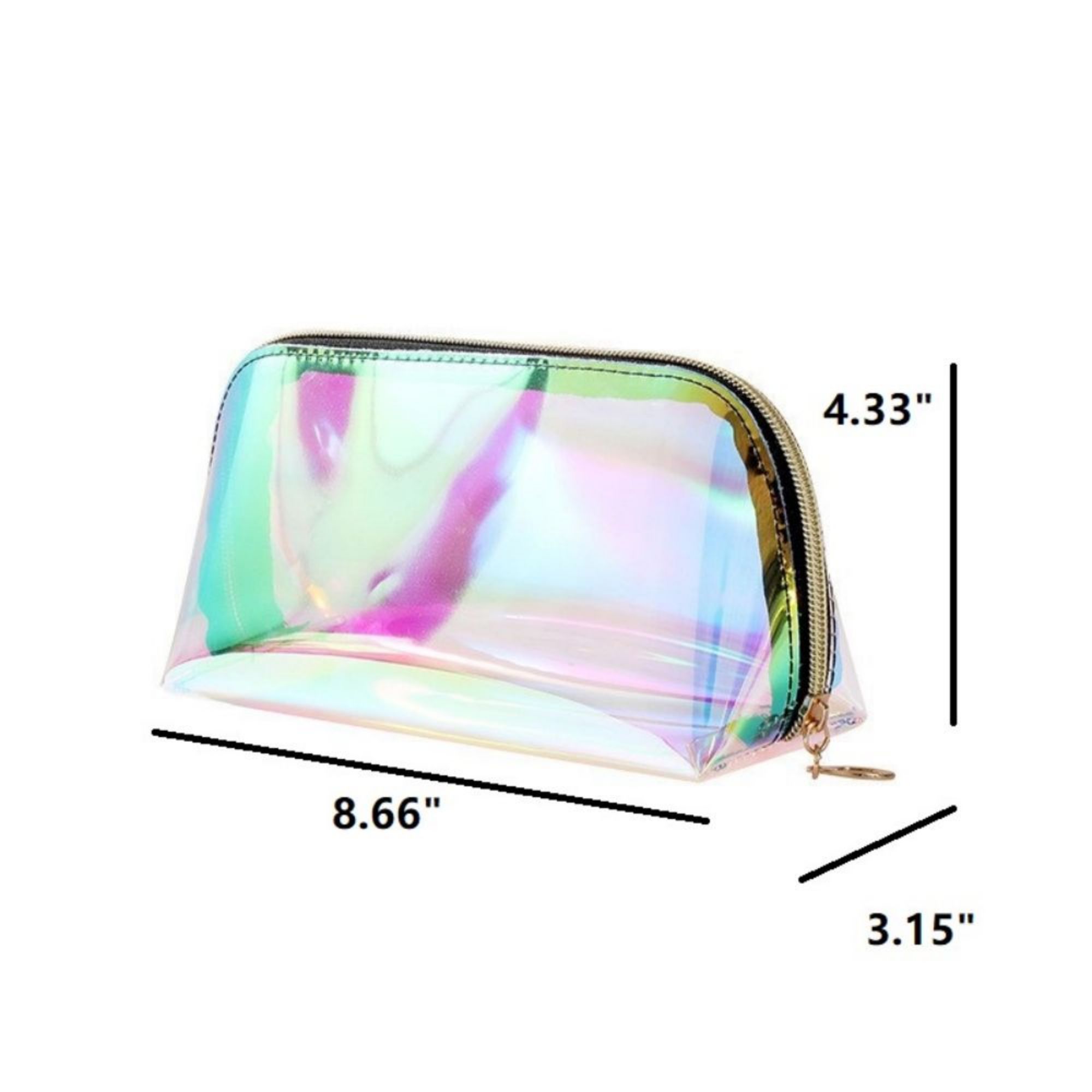 TPU Holographic Clear Makeup Bag 4