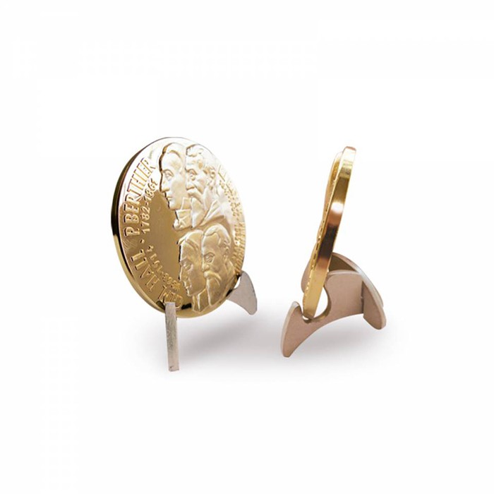 Metal stand for coins