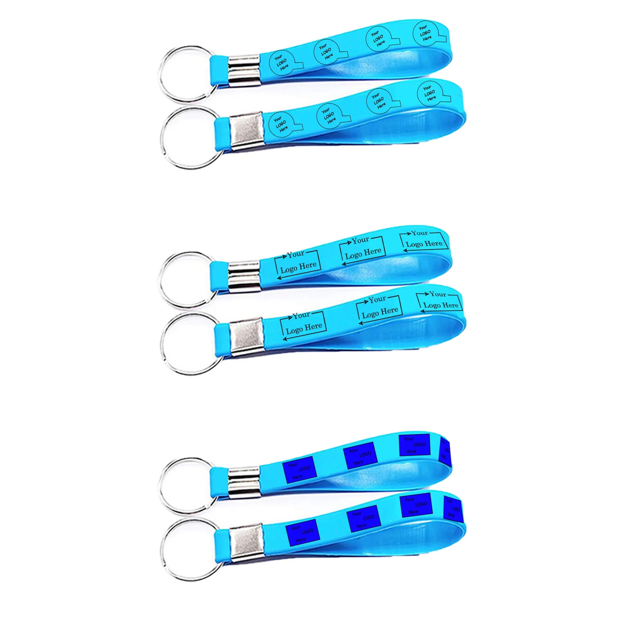 Silicone Bracelet Keychain 2