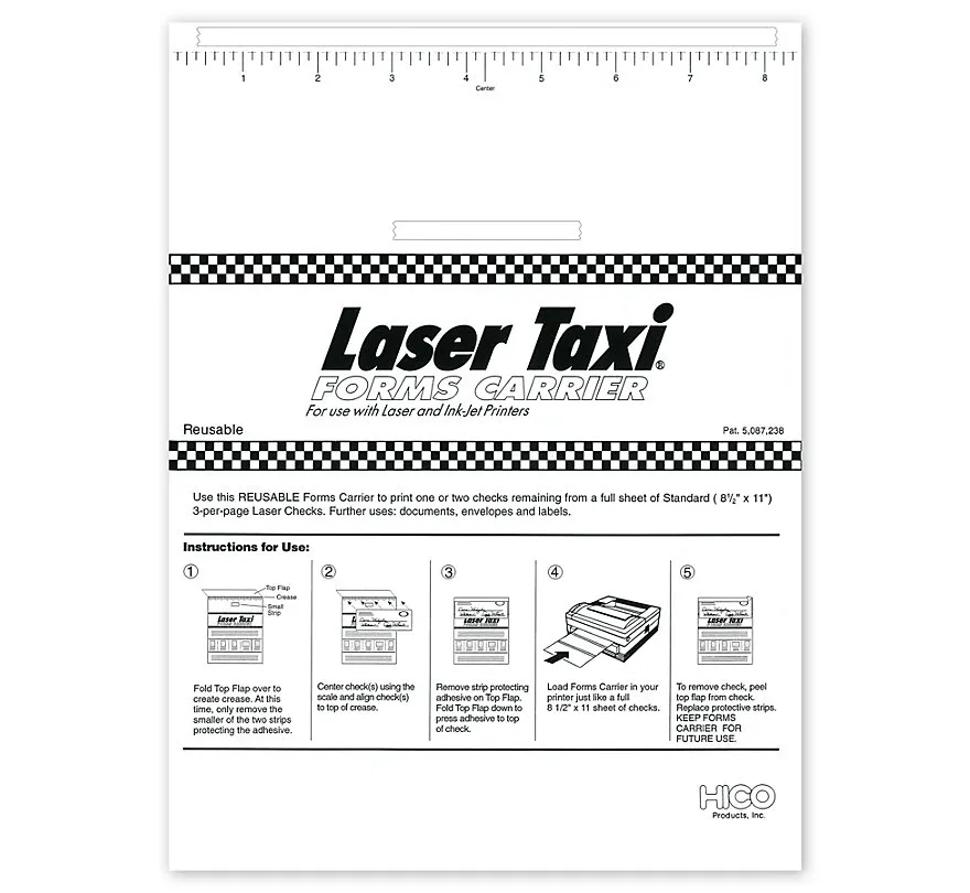 Laser Taxi Sheets 1