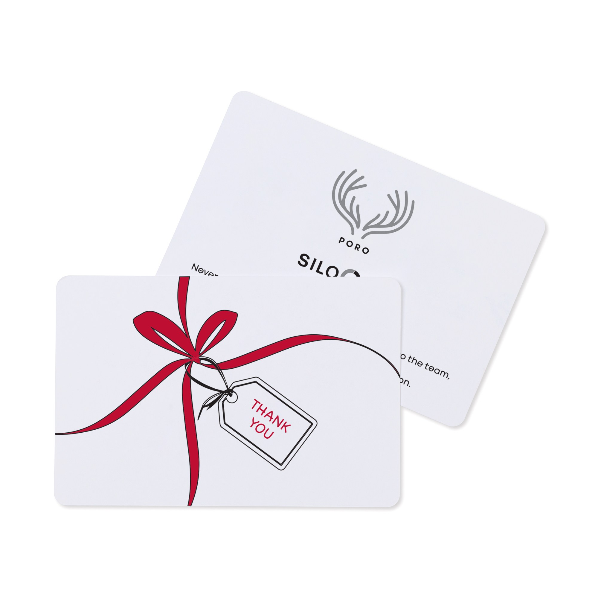 Tied with Thanks & Cheer Greeting Card 2