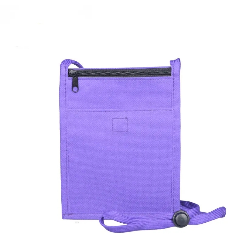 Clear Window Pocket Neck Wallet Outdoor Passport Coin Pouch 3