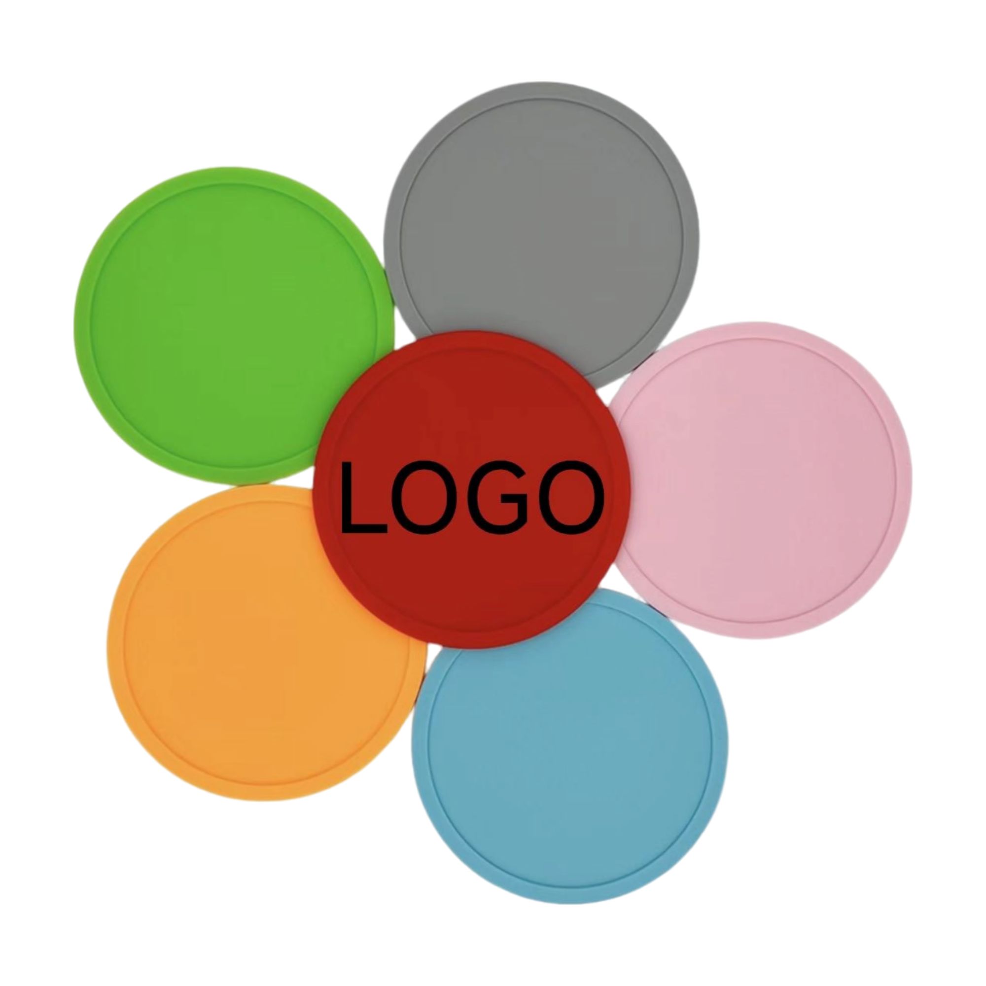 Round Silicone Coaster 2