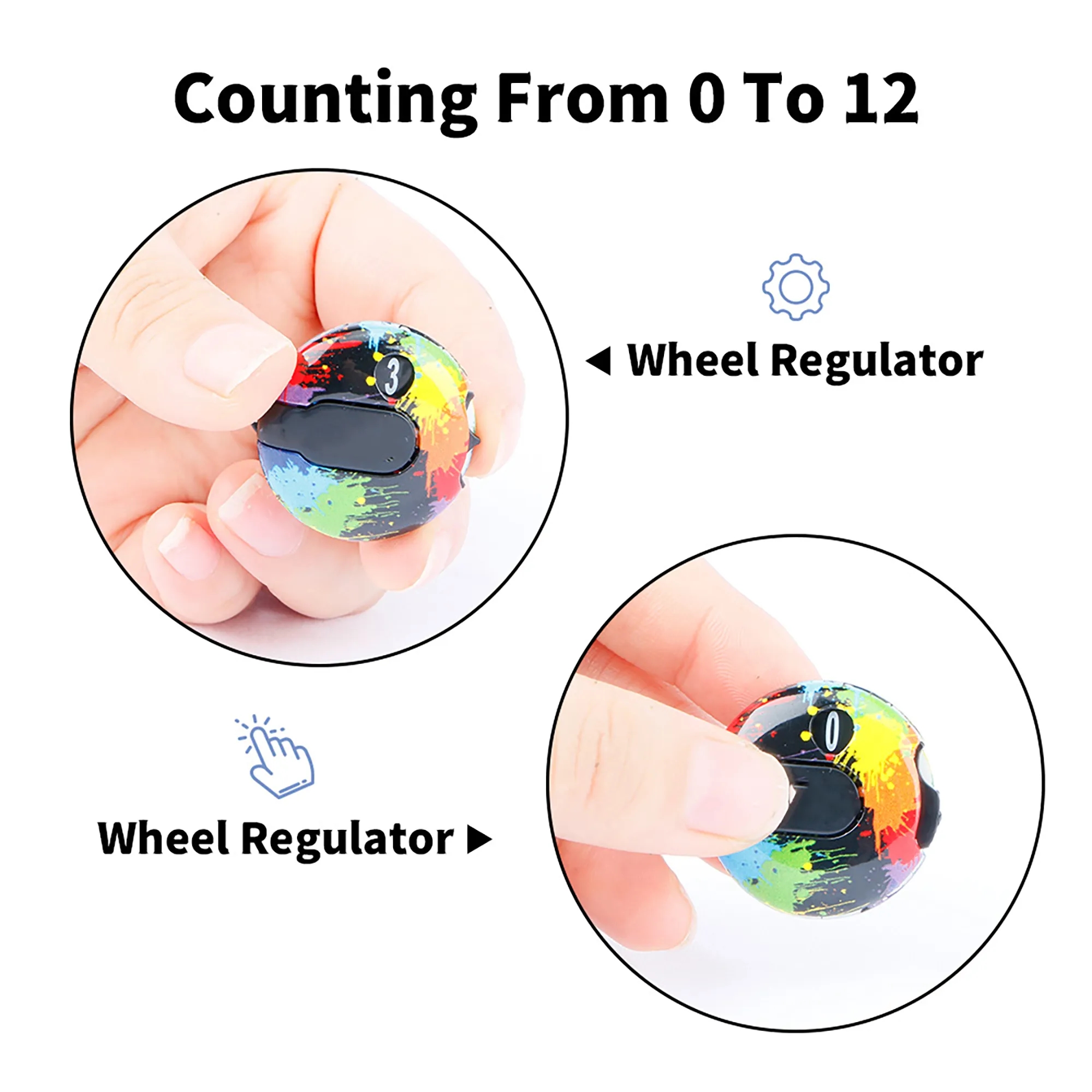 Colorful Golf Hat Clip Score Counter MOQ 100PCS 5