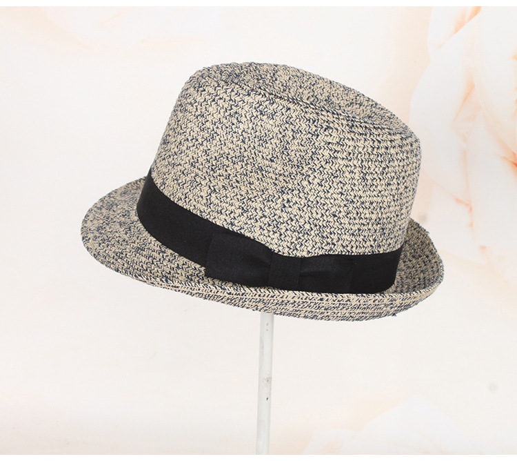 Straw Trilby Hat 4