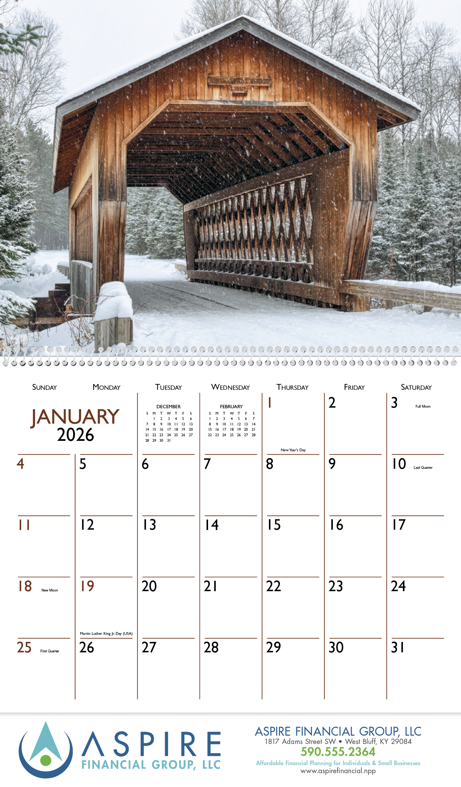 Triumph® Calendars Bridges Calendar 17