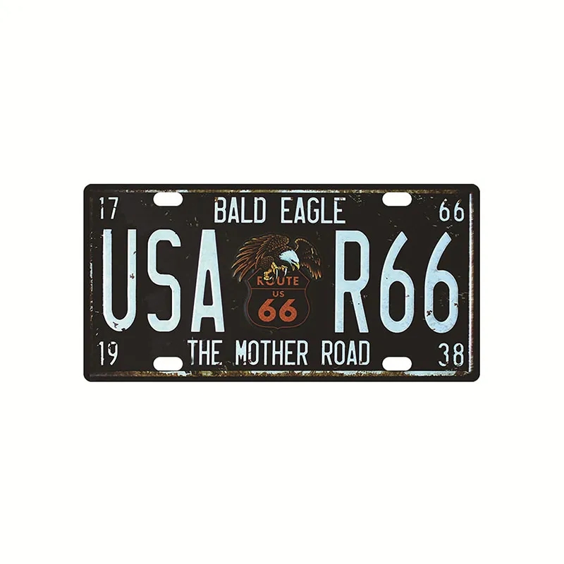 6"x12" Custom Embossed Metal Auto License Plate 4