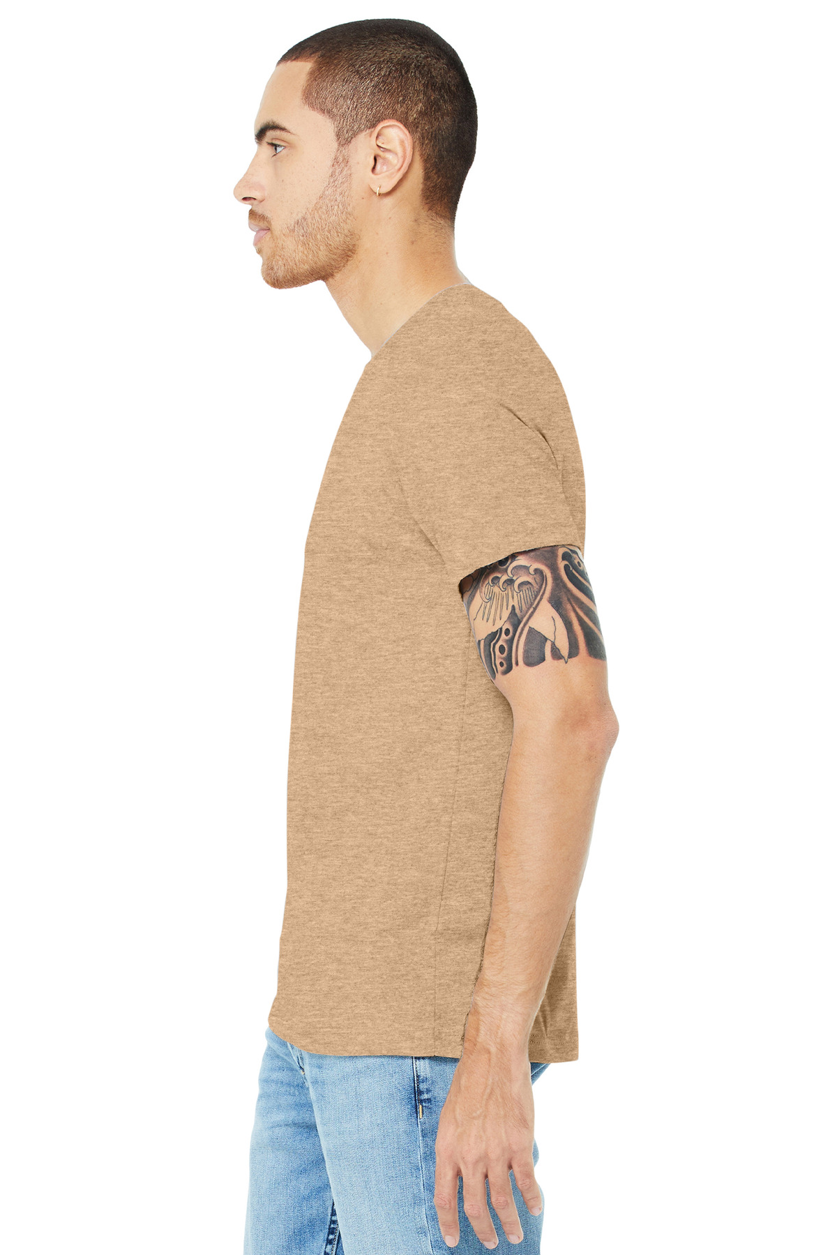 BELLA+CANVAS Unisex Heather CVC Short Sleeve Tee. BC3001CVC 20