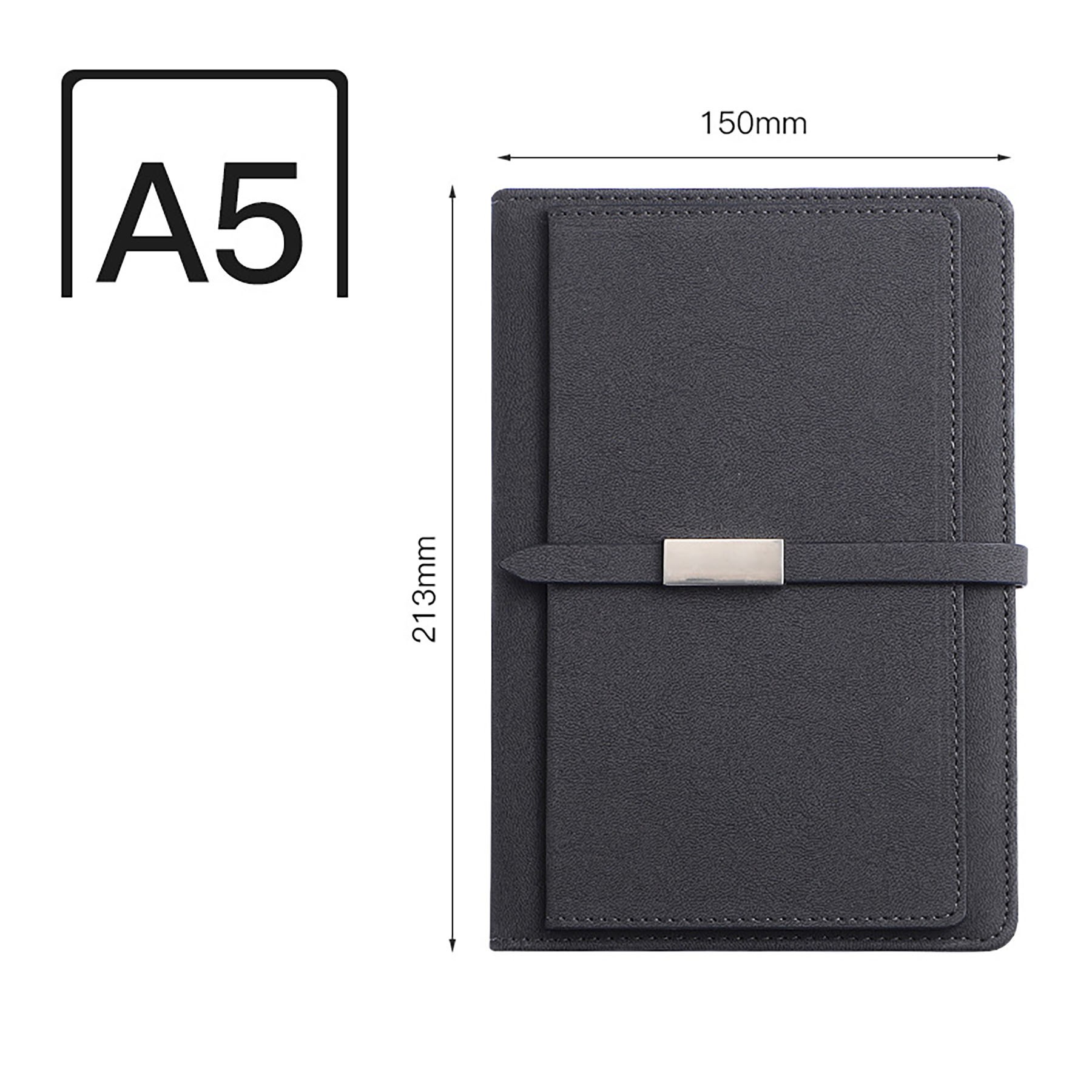 A5 PU Leather Journals Notebook 5