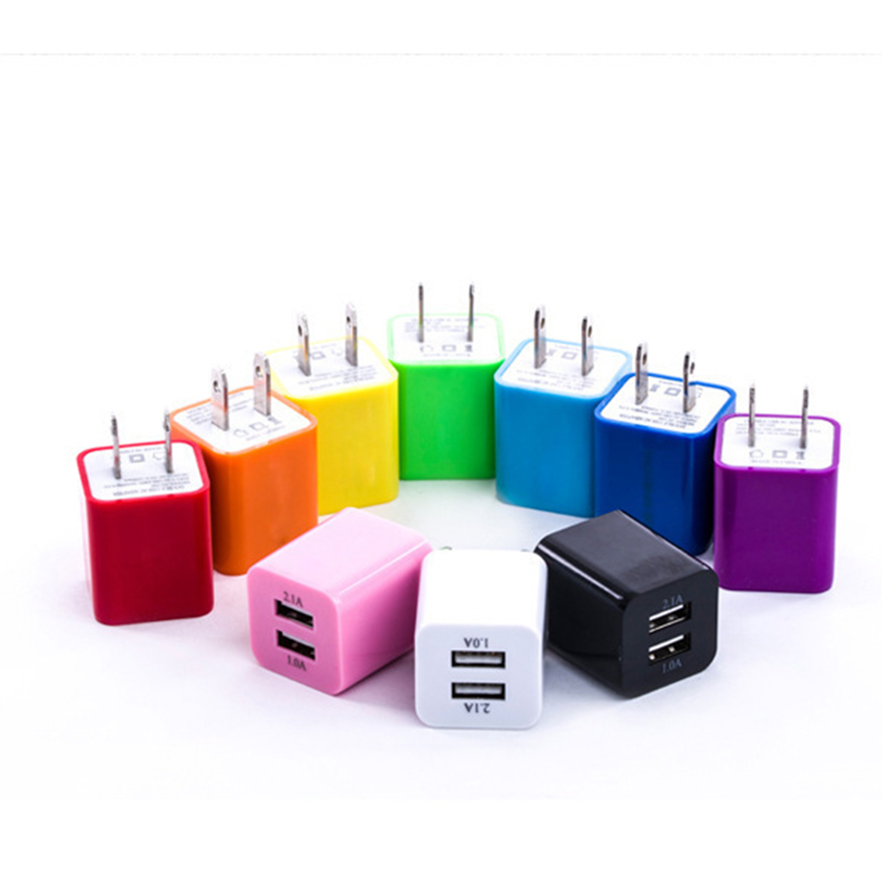 Dual Port USB Cube Power Adapter 3