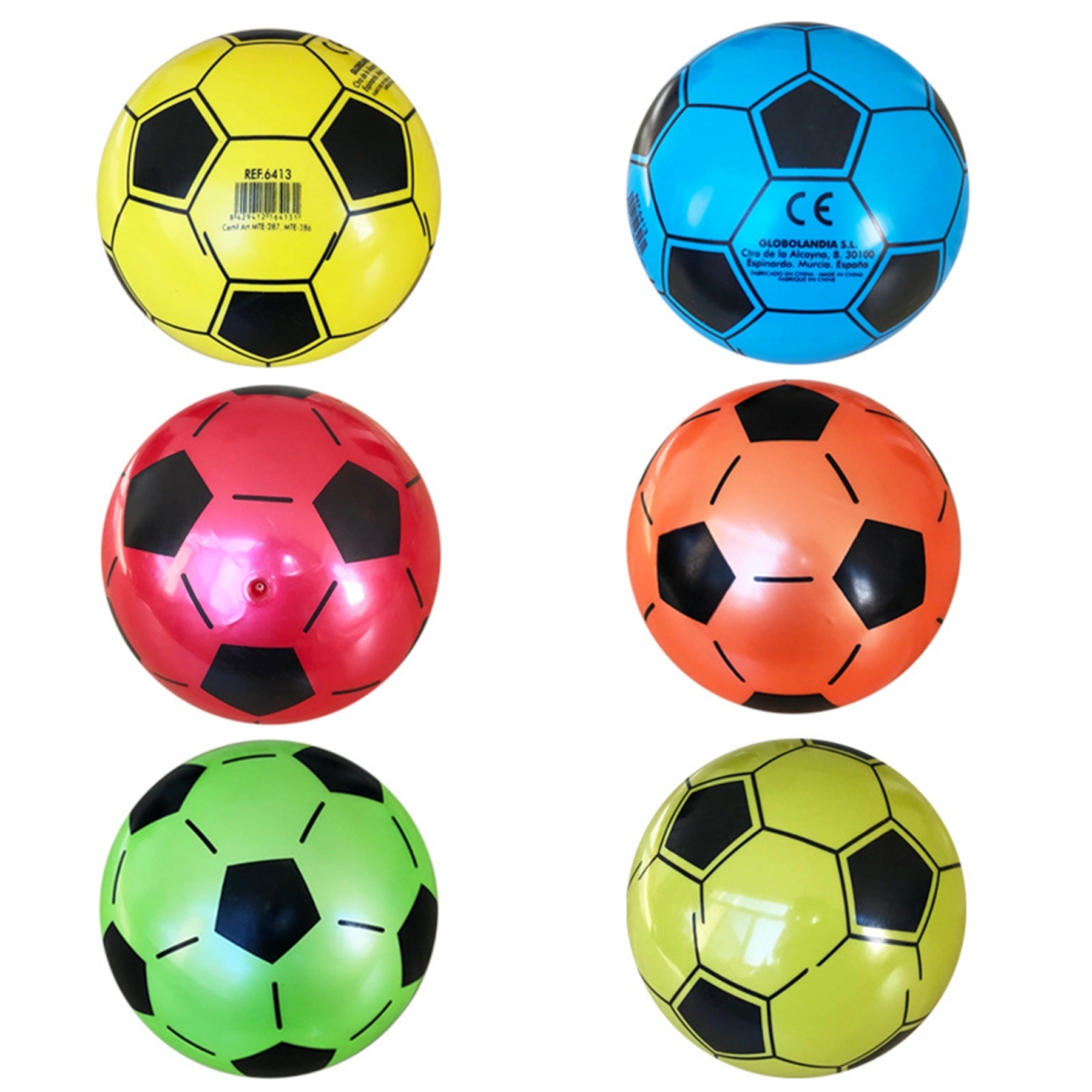 9" PVC Inflatable Football Beach Ball 4
