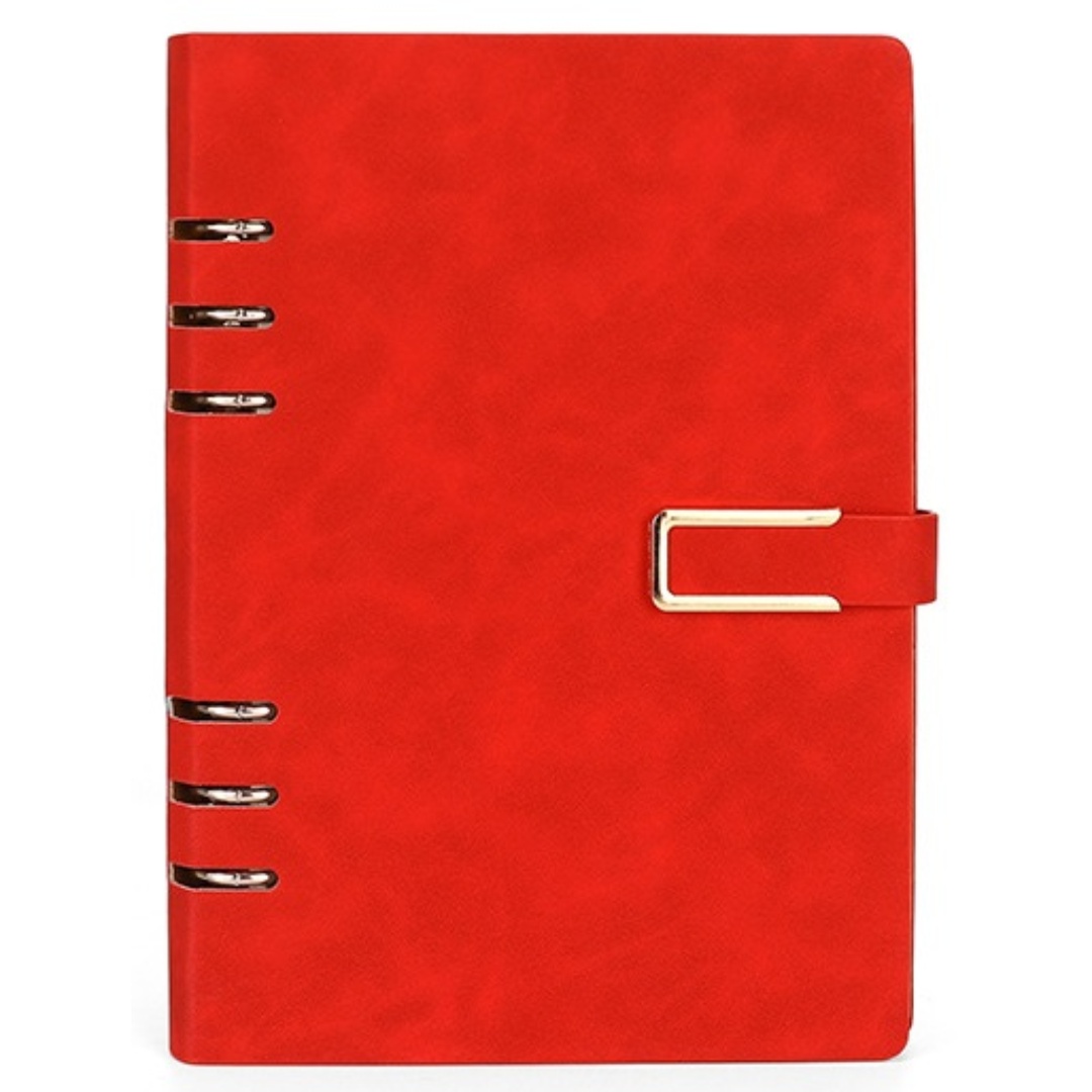 A5 Notebook 6-Ring Binder W/ Magnetic Snap Closure 5