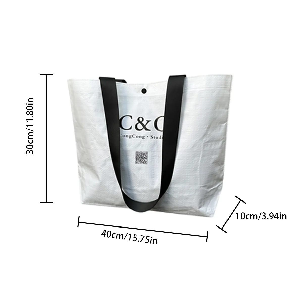 Reusable Non Woven Shopping Tote With Long Handles 2