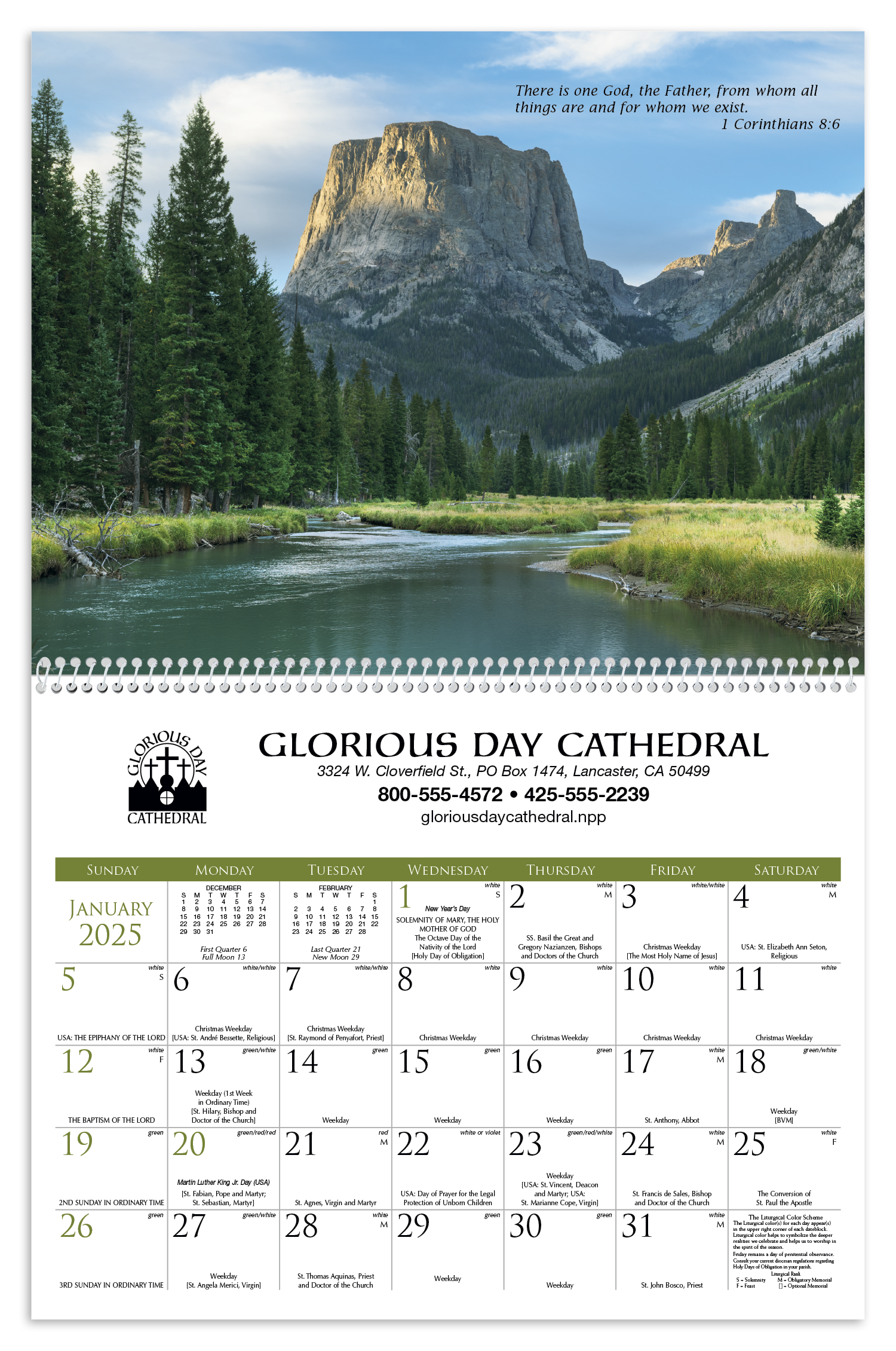Triumph® Calendars Catholic Scenic Calendar 14