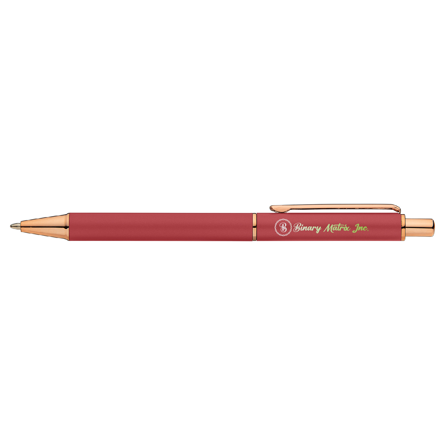 Harmony Softy Rose Gold Pen (Full Color Imprint) 2