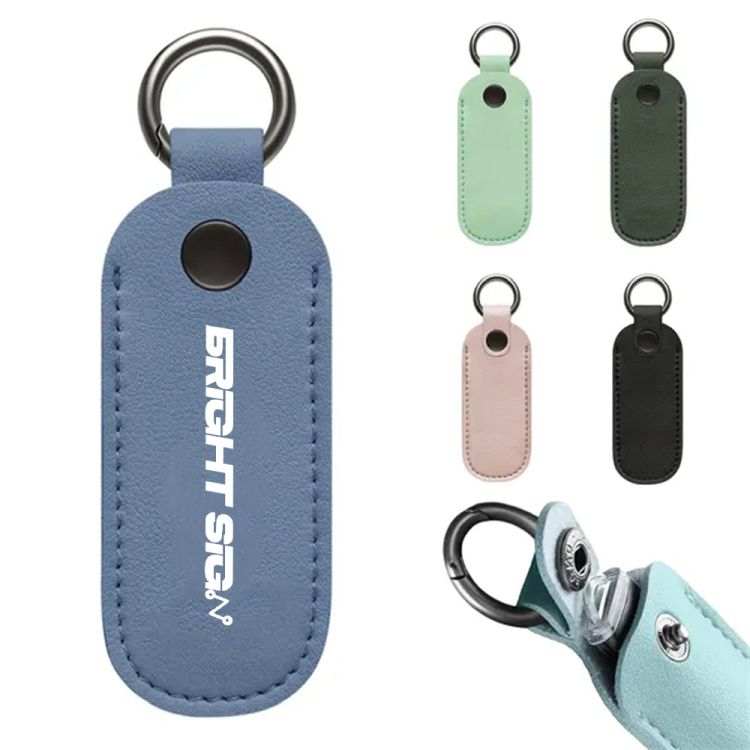 Premium Leather USB Drive & Key Holder Pouch 3