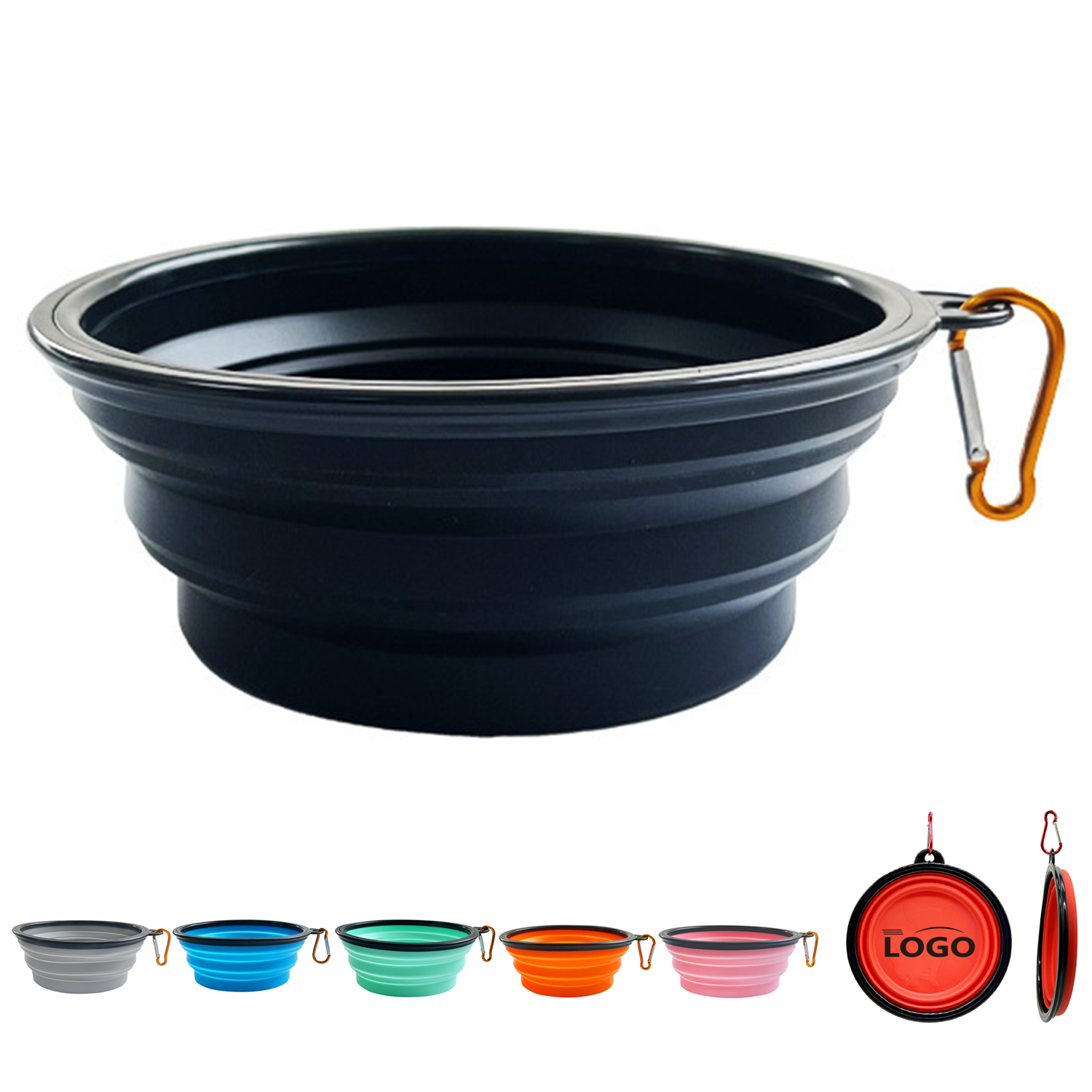 Compact Silicone Pet Bowl with 11.8oz Capacity 2
