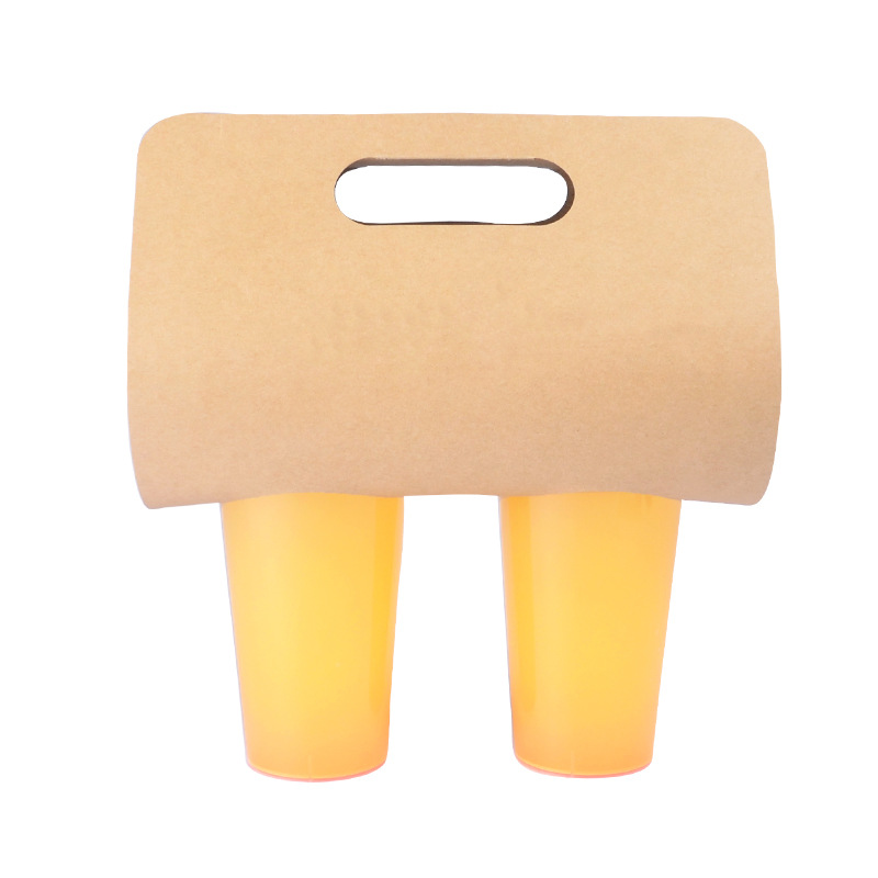 Kraft Paper Cup Holder For 2 Cup 2