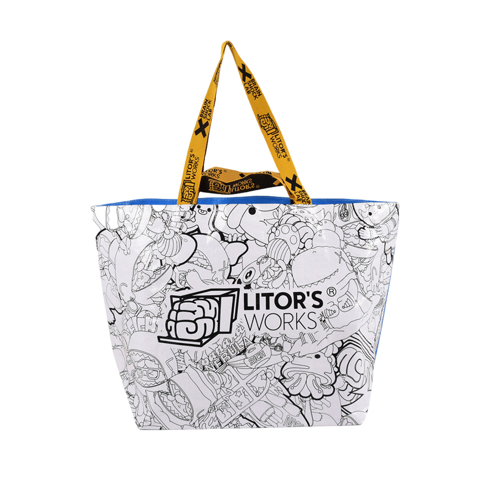 The Woven Bag/ Snakeskin Tote Bag 4
